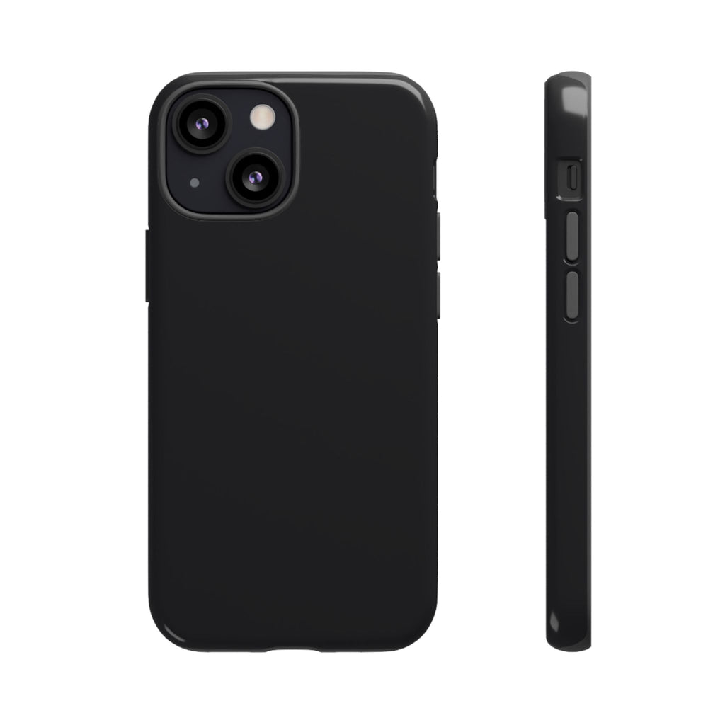 Tough iPhone Case (Space Black Matte/Glossy) - Shockproof Durable Protective Cover