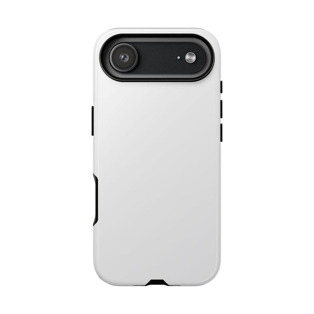 Tough iPhone Case (Silver Matte/Glossy) - Shockproof Durable Protective Cover