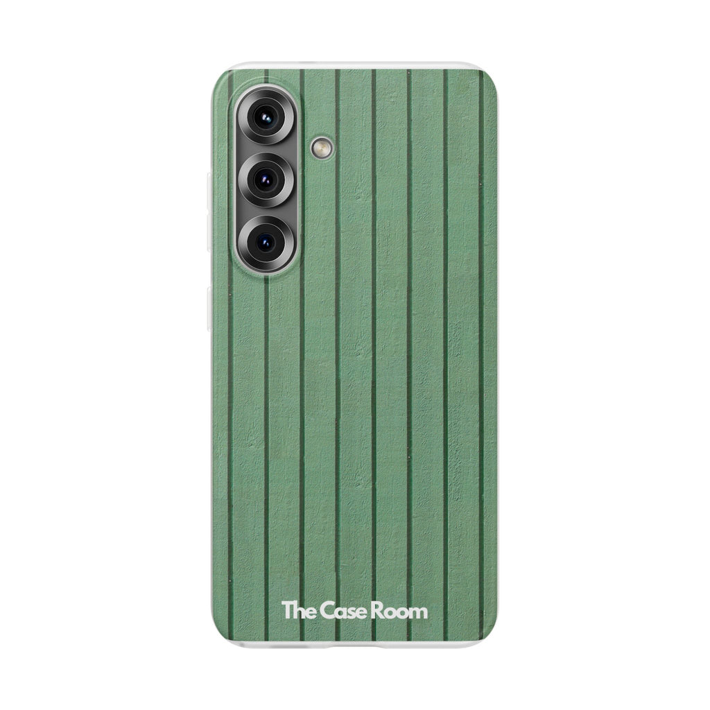 Rustic Wood Panel (Green) Phone Case - iPhone 17/16/15 & Samsung A24