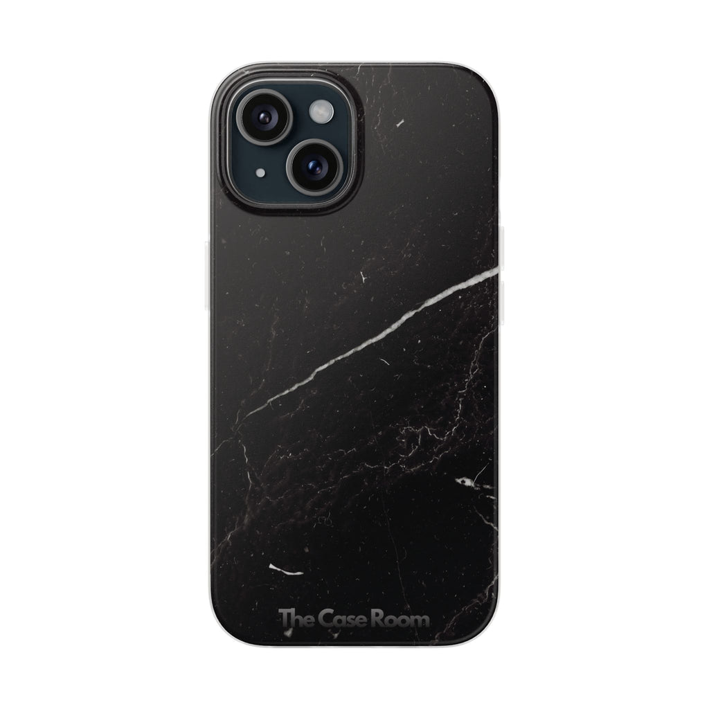Black Marble Phone Case - iPhone 17/16/15 & Samsung A24