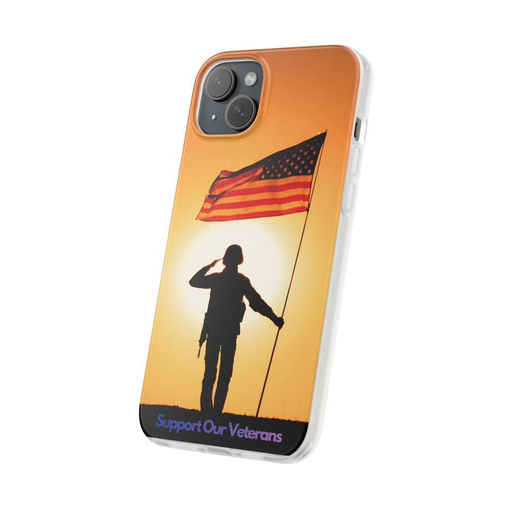 Veterans and Troops Support Phone Case - iPhone 17/16/15 & Samsung A24