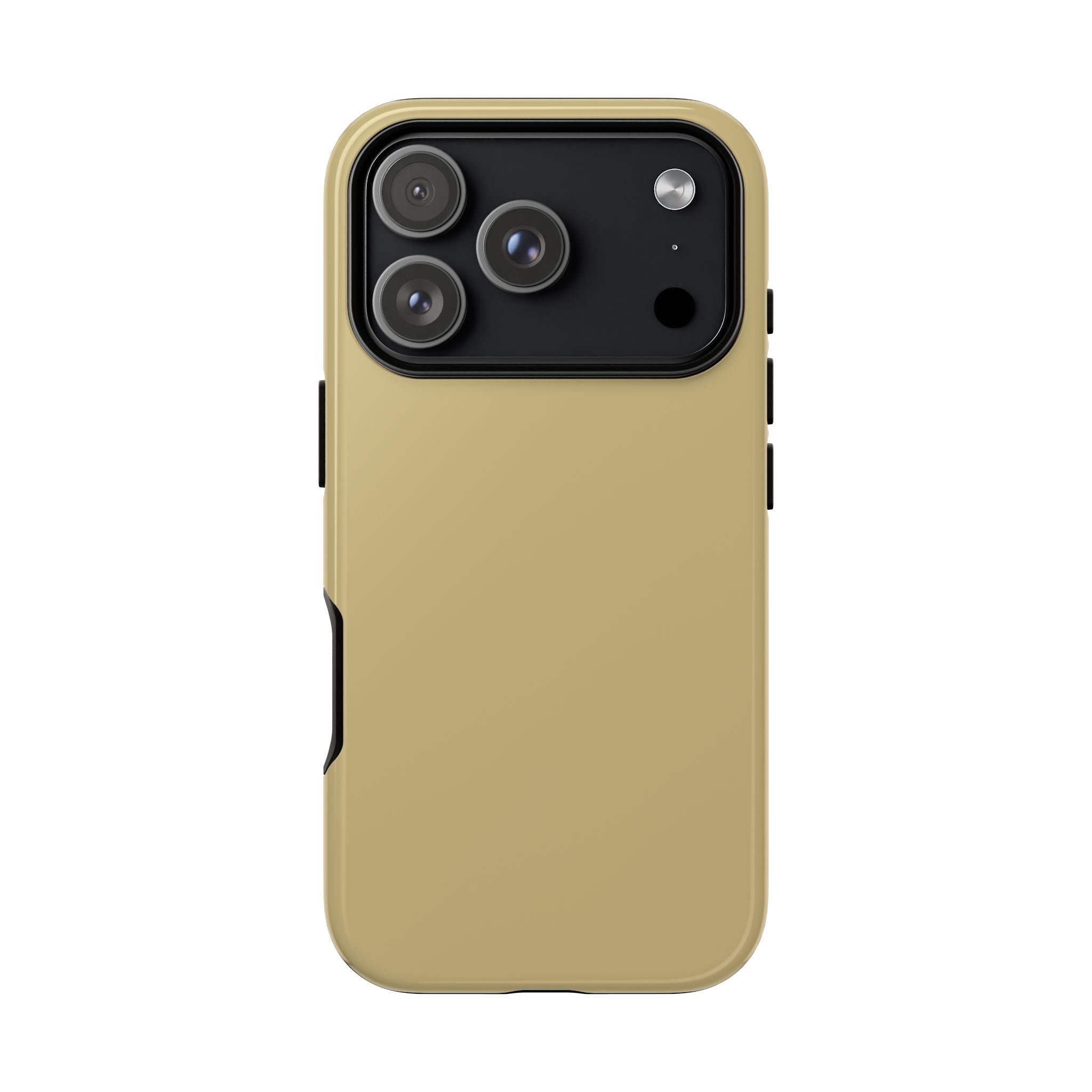 Tough iPhone Case (Gold Matte/Glossy) - Shockproof Durable Protective Cover