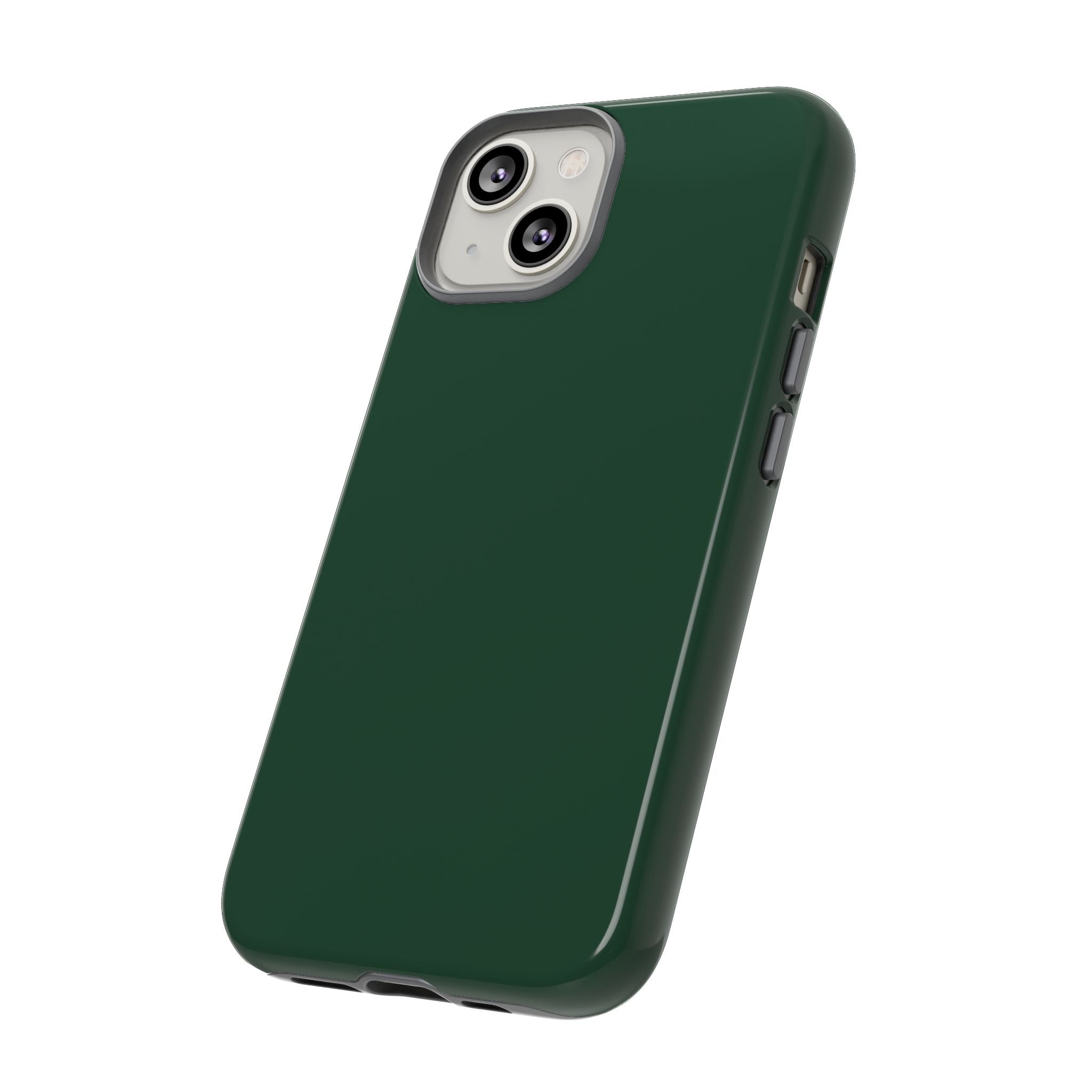Tough iPhone Case (Green Matte/Glossy) - Shockproof Durable Protective Cover