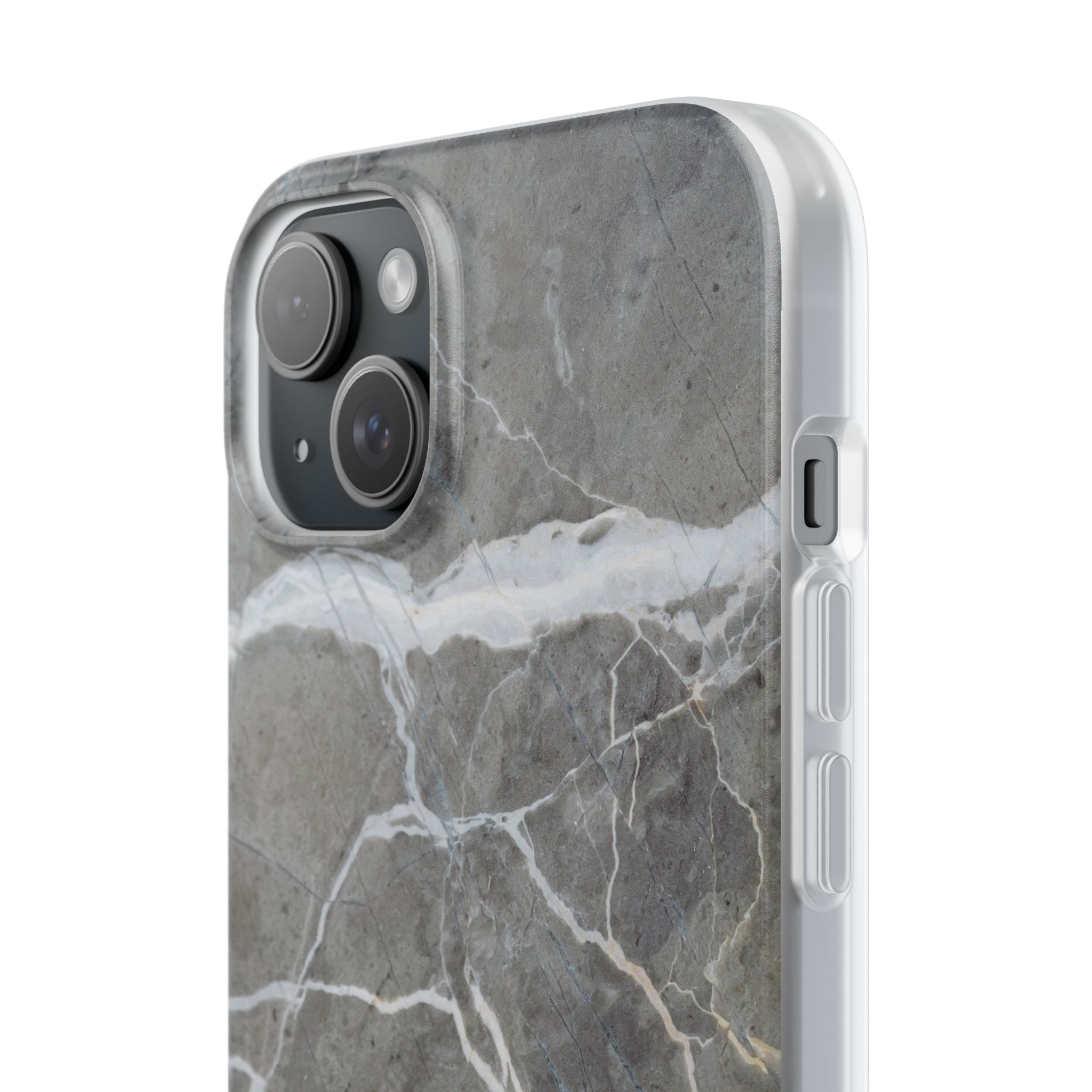 Gray Marble Phone Case - iPhone 17/16/15 & Samsung A24