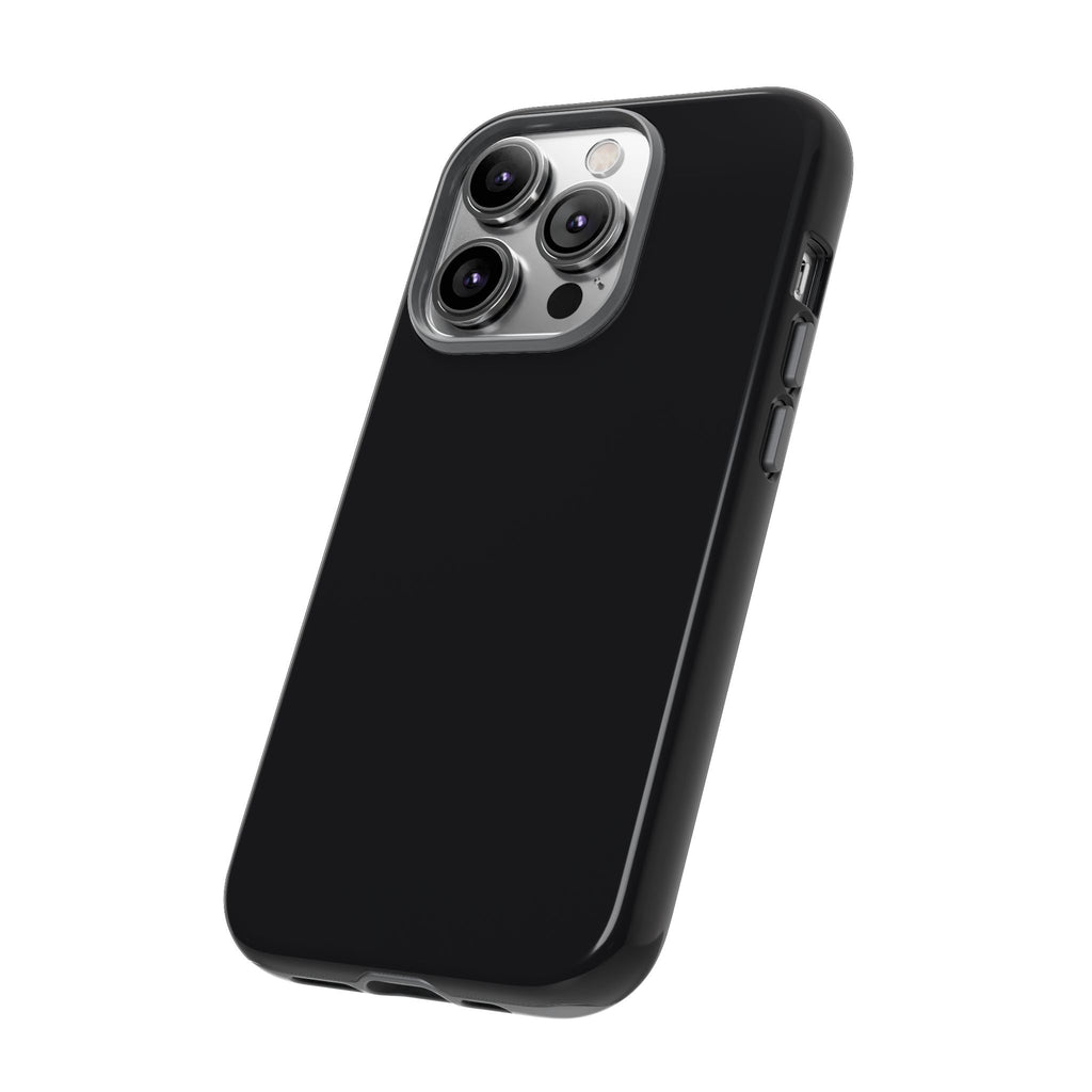 Tough iPhone Case (Space Black Matte/Glossy) - Shockproof Durable Protective Cover