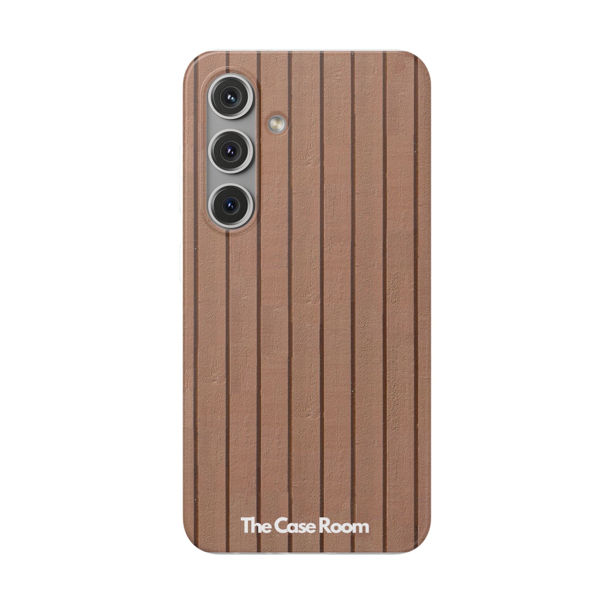 Rustic Wood Panel (Brown) Phone Case - iPhone 17/16/15 & Samsung A24