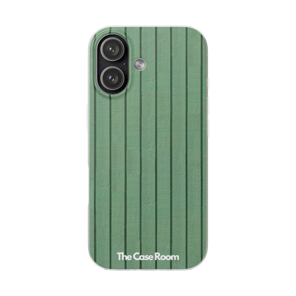 Rustic Wood Panel (Green) Phone Case - iPhone 17/16/15 & Samsung A24