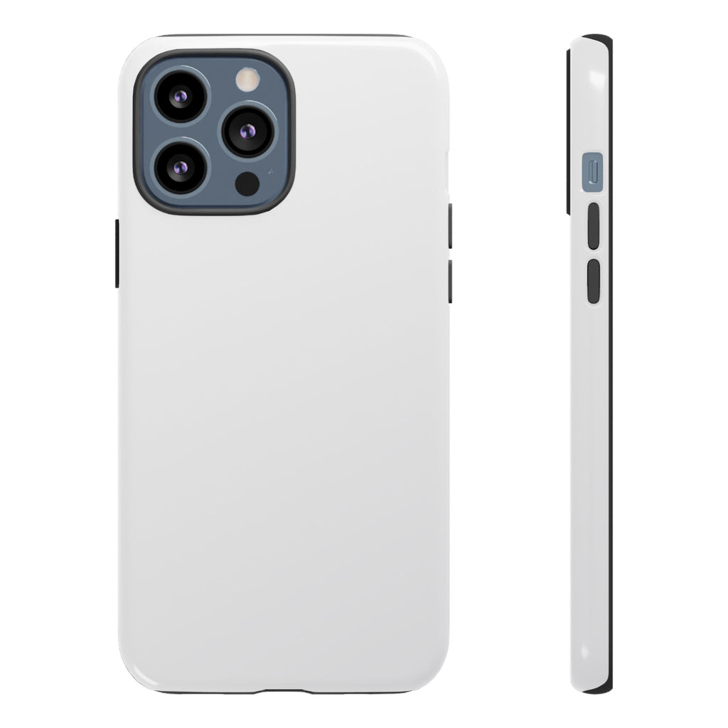Tough iPhone Case (Silver Matte/Glossy) - Shockproof Durable Protective Cover