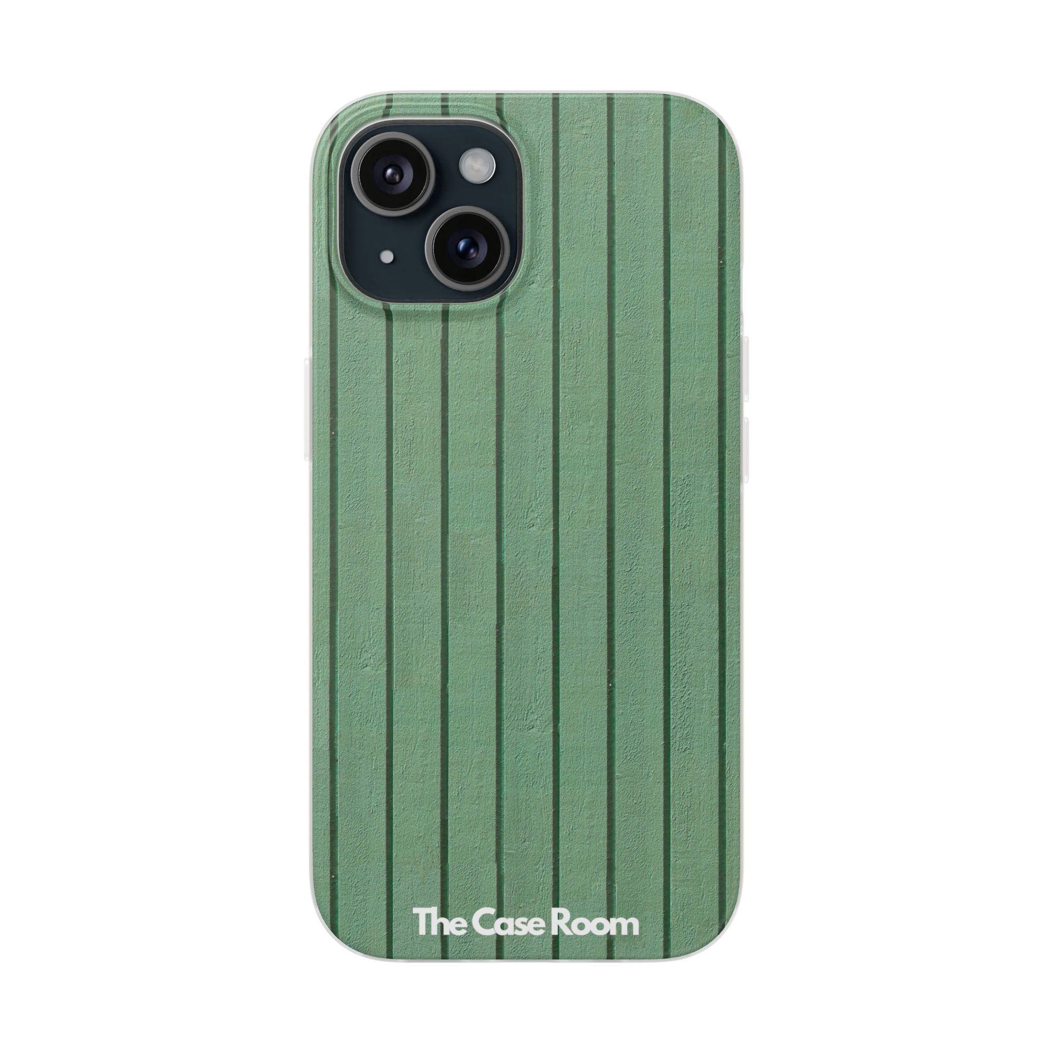 Rustic Wood Panel (Green) Phone Case - iPhone 17/16/15 & Samsung A24