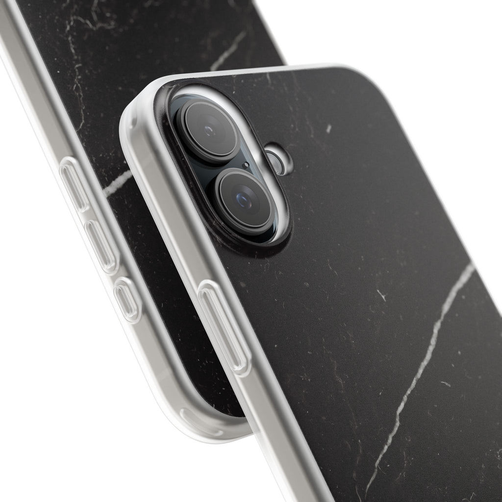 Black Marble Phone Case - iPhone 17/16/15 & Samsung A24