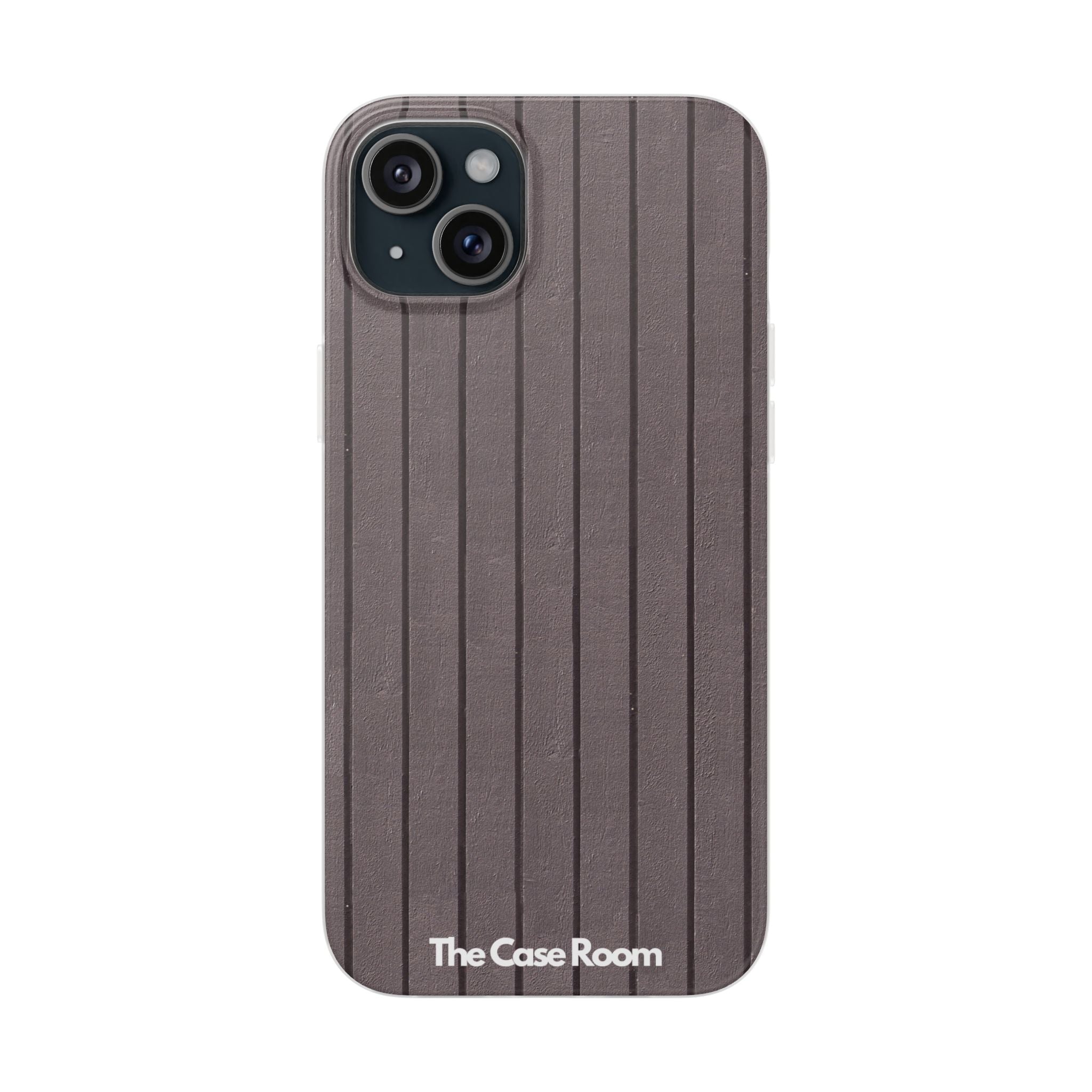Rustic Wood Panel (Black) Phone Case - iPhone 17/16/15 & Samsung A24