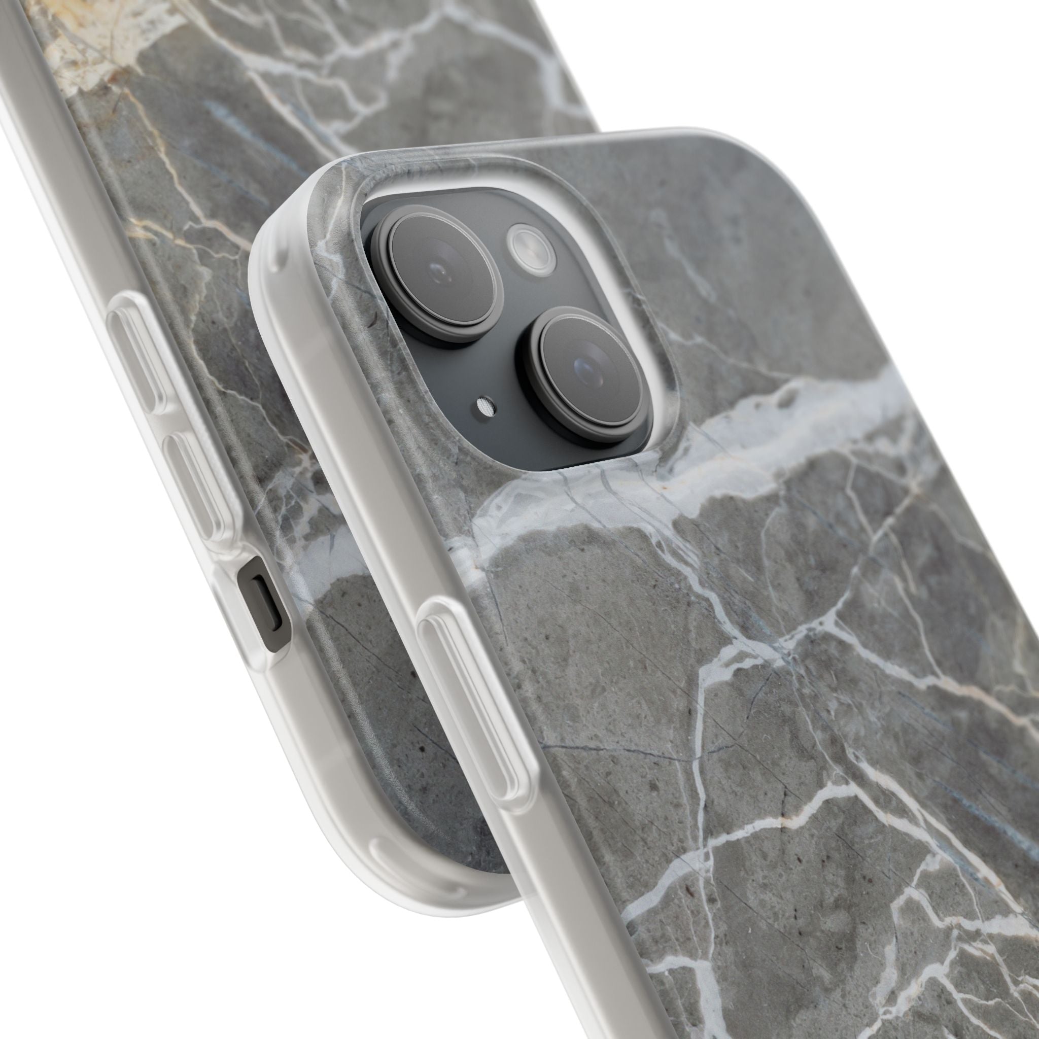 Gray Marble Phone Case - iPhone 17/16/15 & Samsung A24