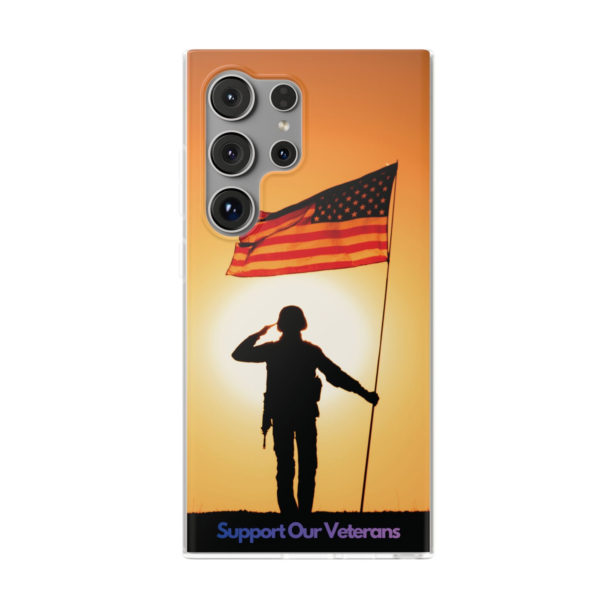 Veterans and Troops Support Phone Case - iPhone 17/16/15 & Samsung A24