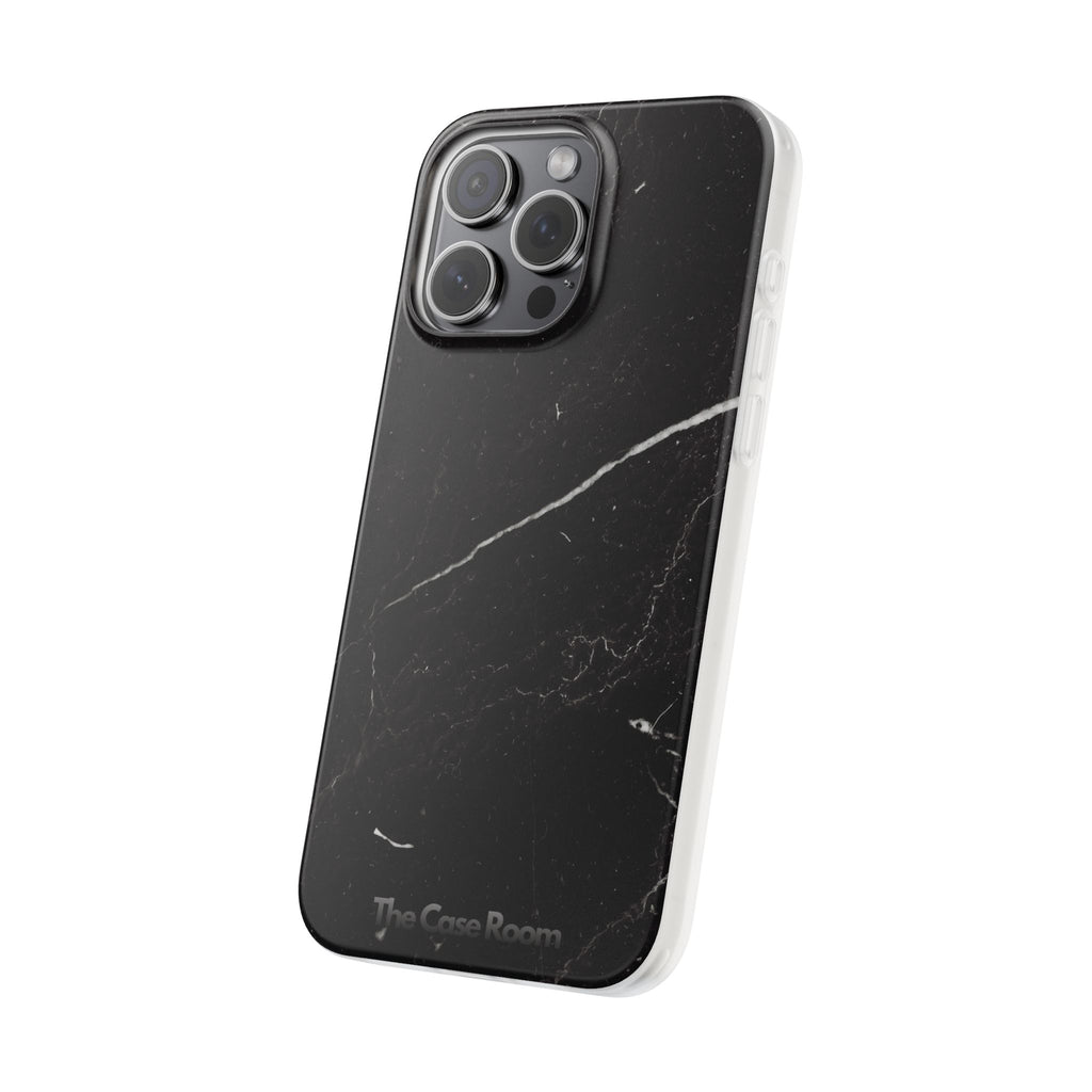 Black Marble Phone Case - iPhone 17/16/15 & Samsung A24