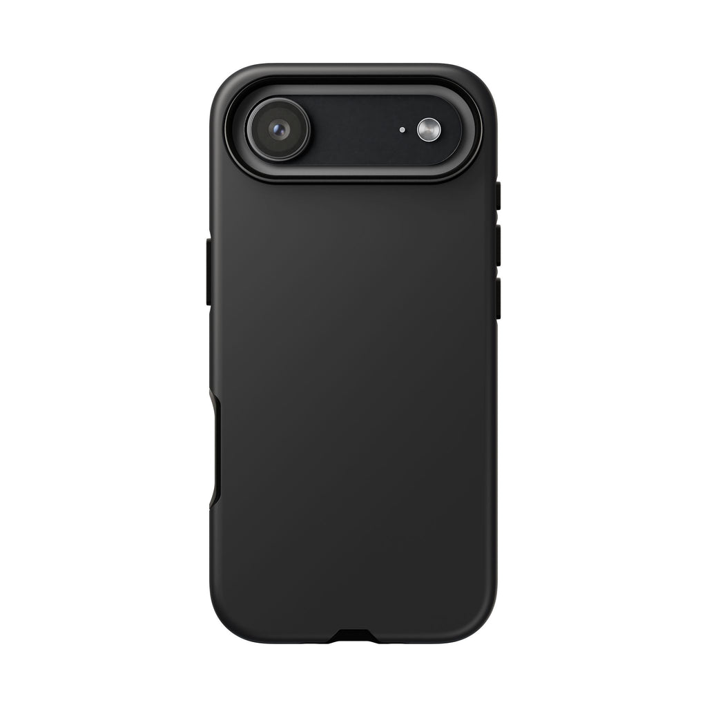 Tough iPhone Case (Space Black Matte/Glossy) - Shockproof Durable Protective Cover