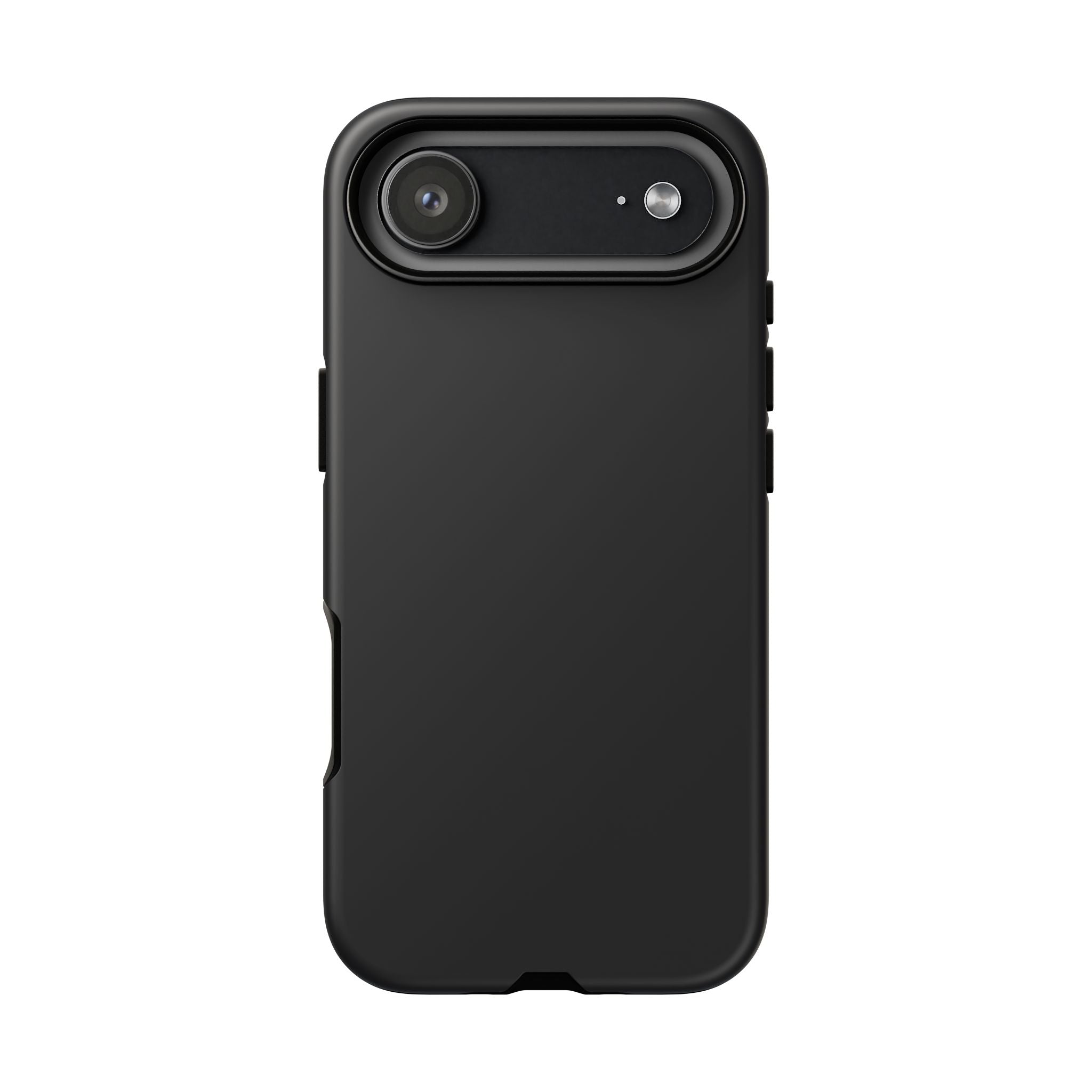 Tough iPhone Case (Space Black Matte/Glossy) - Shockproof Durable Protective Cover