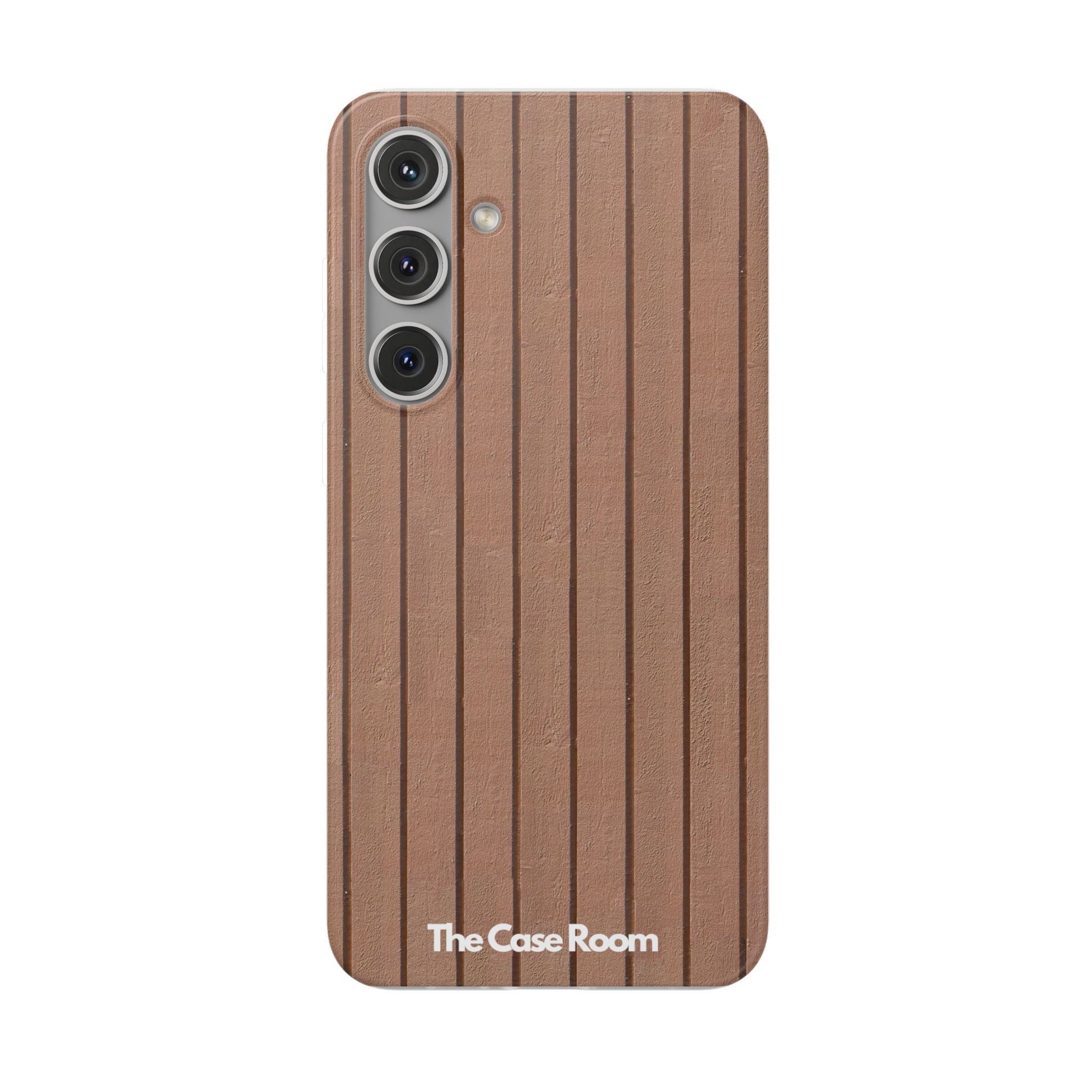 Rustic Wood Panel (Brown) Phone Case - iPhone 17/16/15 & Samsung A24