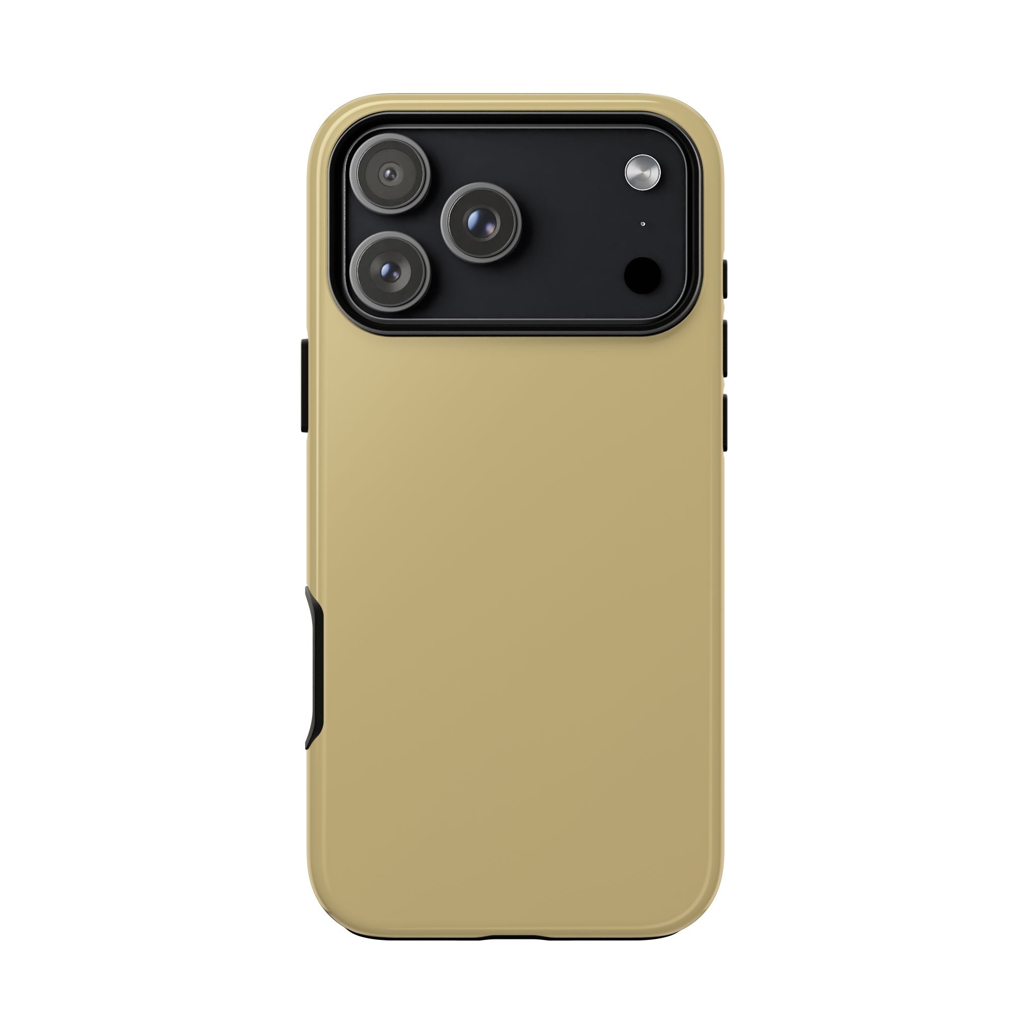 Tough iPhone Case (Gold Matte/Glossy) - Shockproof Durable Protective Cover