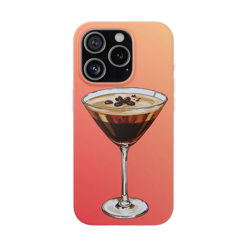Espresso Martini Phone Case (Sunrise) - Stylish Cocktail iPhone 17/16/15 & Samsung A24