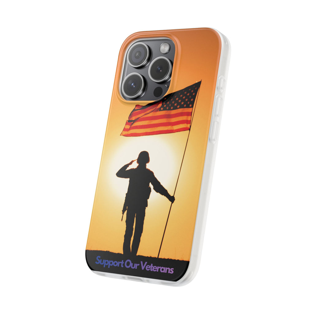 Veterans and Troops Support Phone Case - iPhone 17/16/15 & Samsung A24