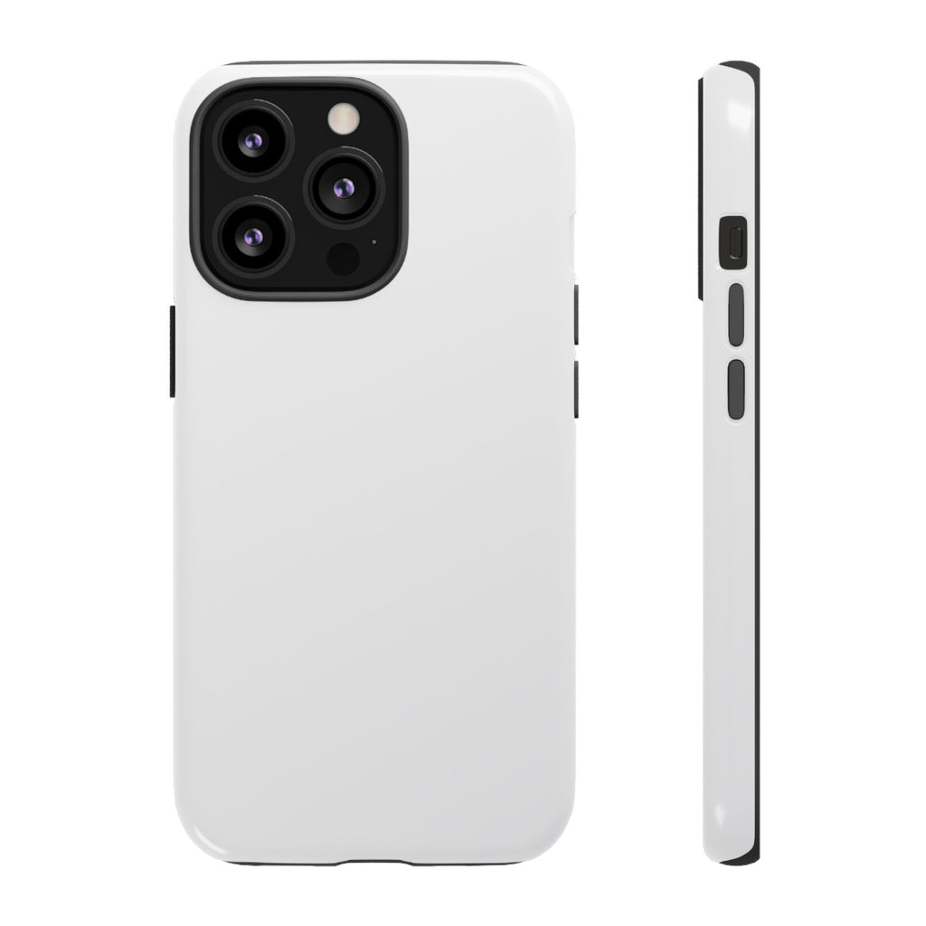 Tough iPhone Case (Silver Matte/Glossy) - Shockproof Durable Protective Cover