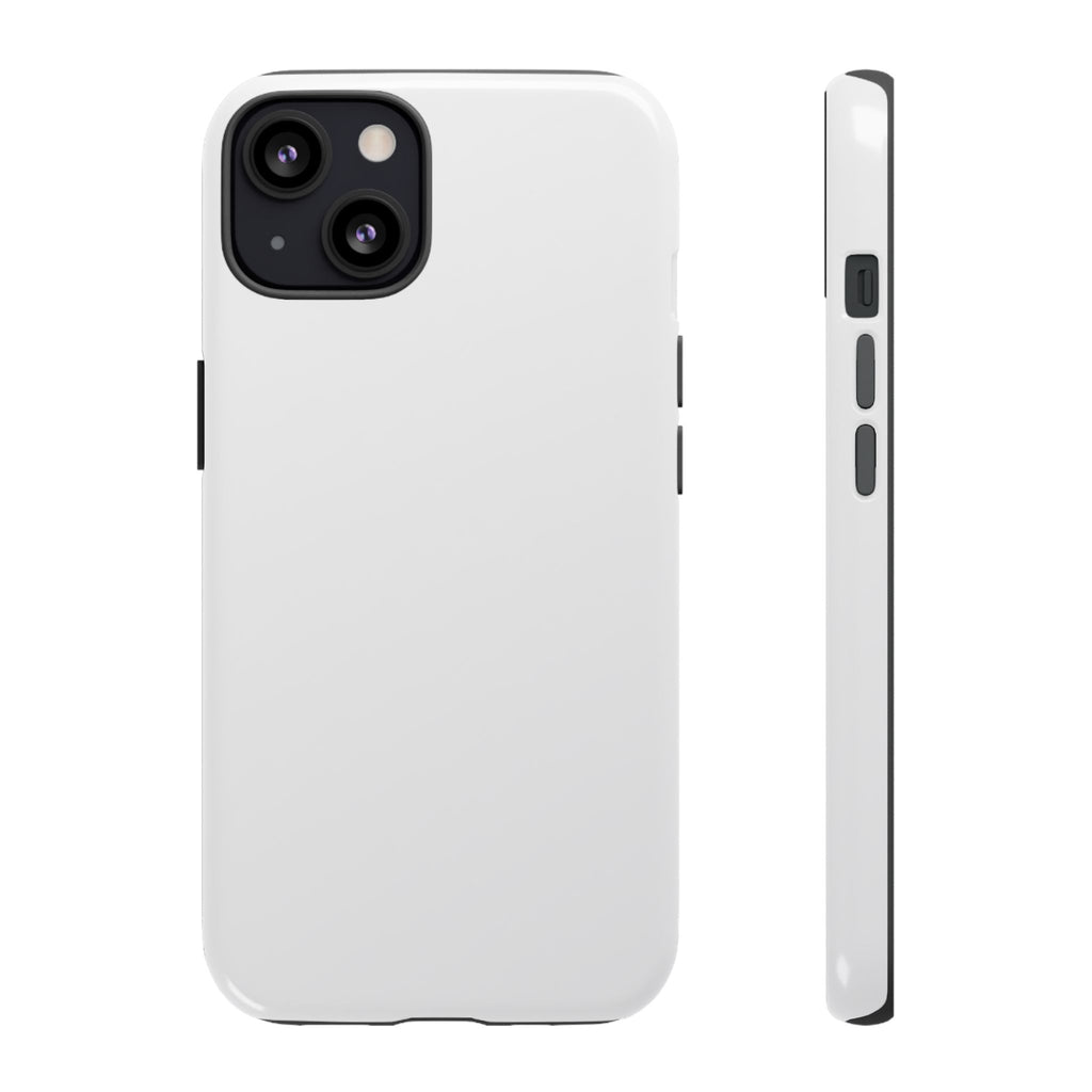 Tough iPhone Case (Silver Matte/Glossy) - Shockproof Durable Protective Cover