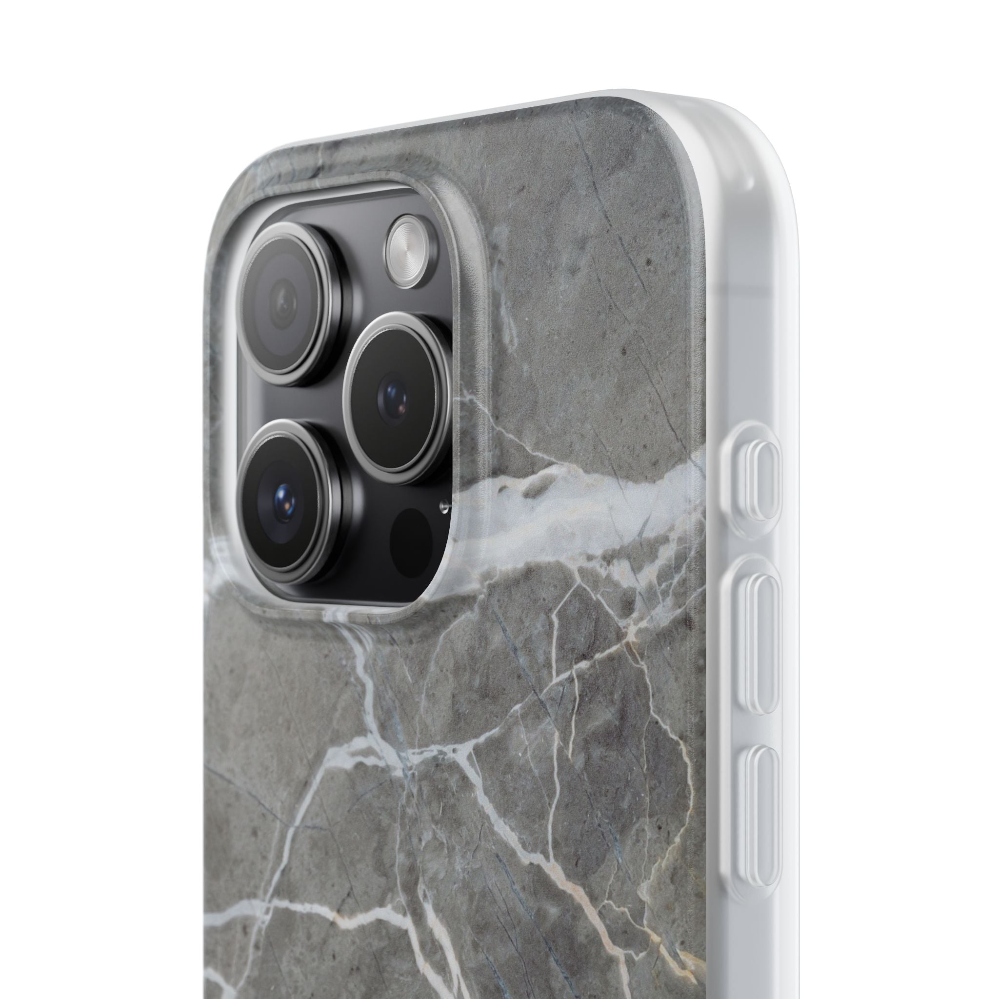 Gray Marble Phone Case - iPhone 17/16/15 & Samsung A24