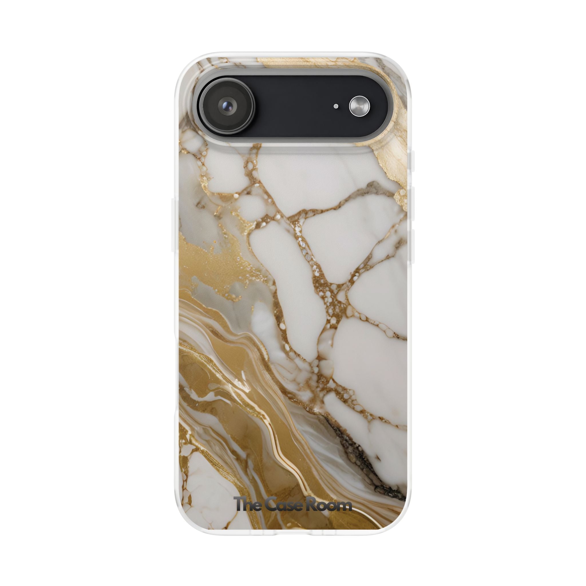 White Gold Marble Phone Case - iPhone 17/16/15 & Samsung A24