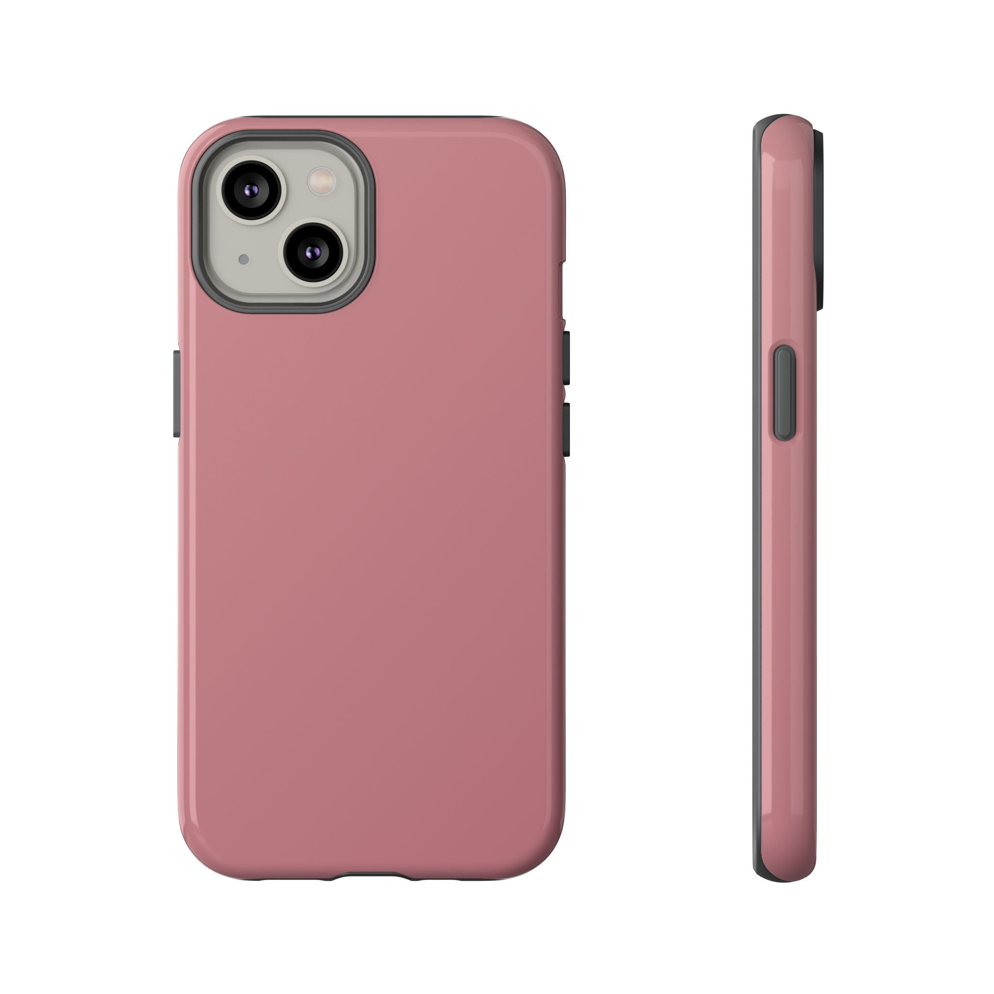 Tough iPhone Case (Rose Matte/Glossy) - Shockproof Durable Protective Cover