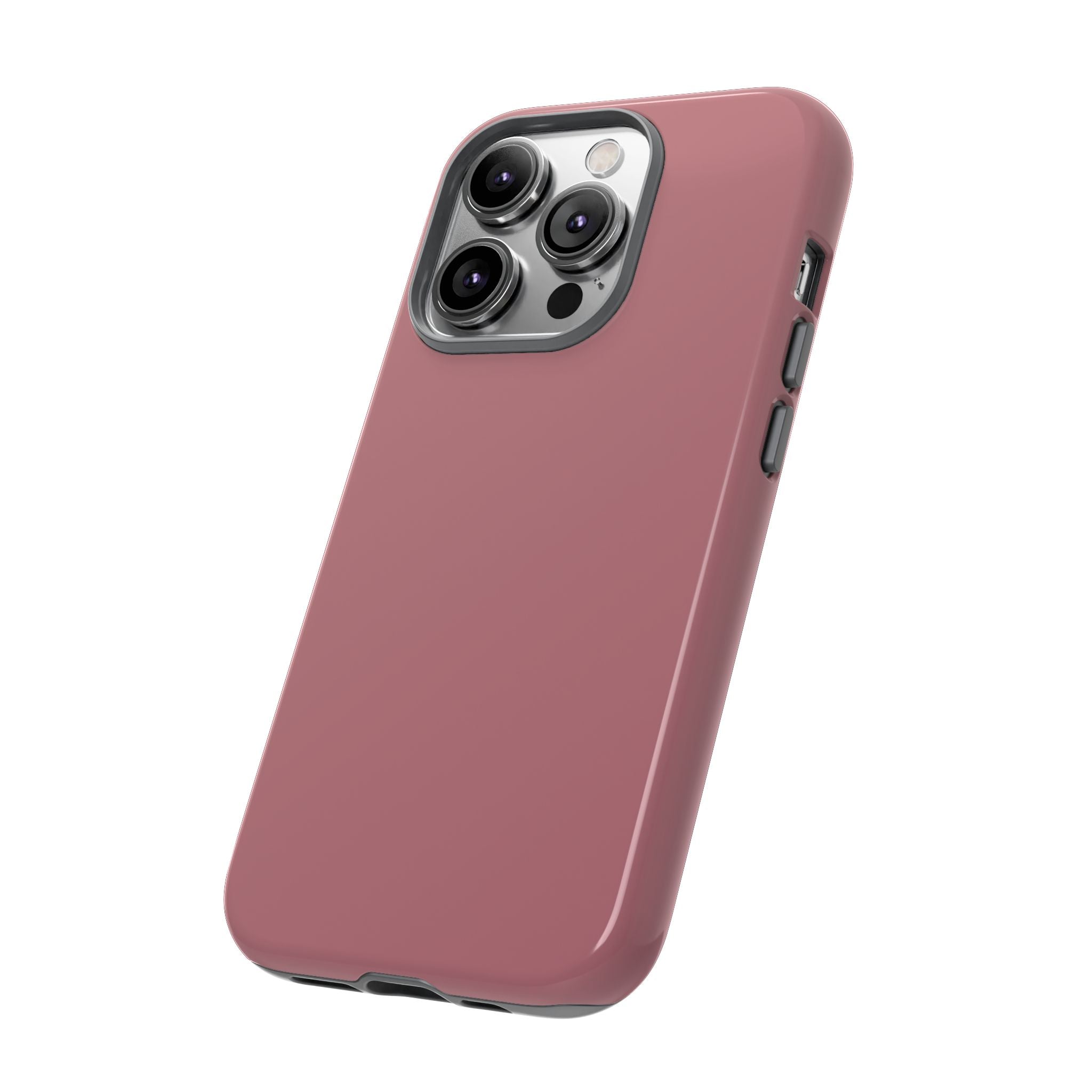 Tough iPhone Case (Rose Matte/Glossy) - Shockproof Durable Protective Cover