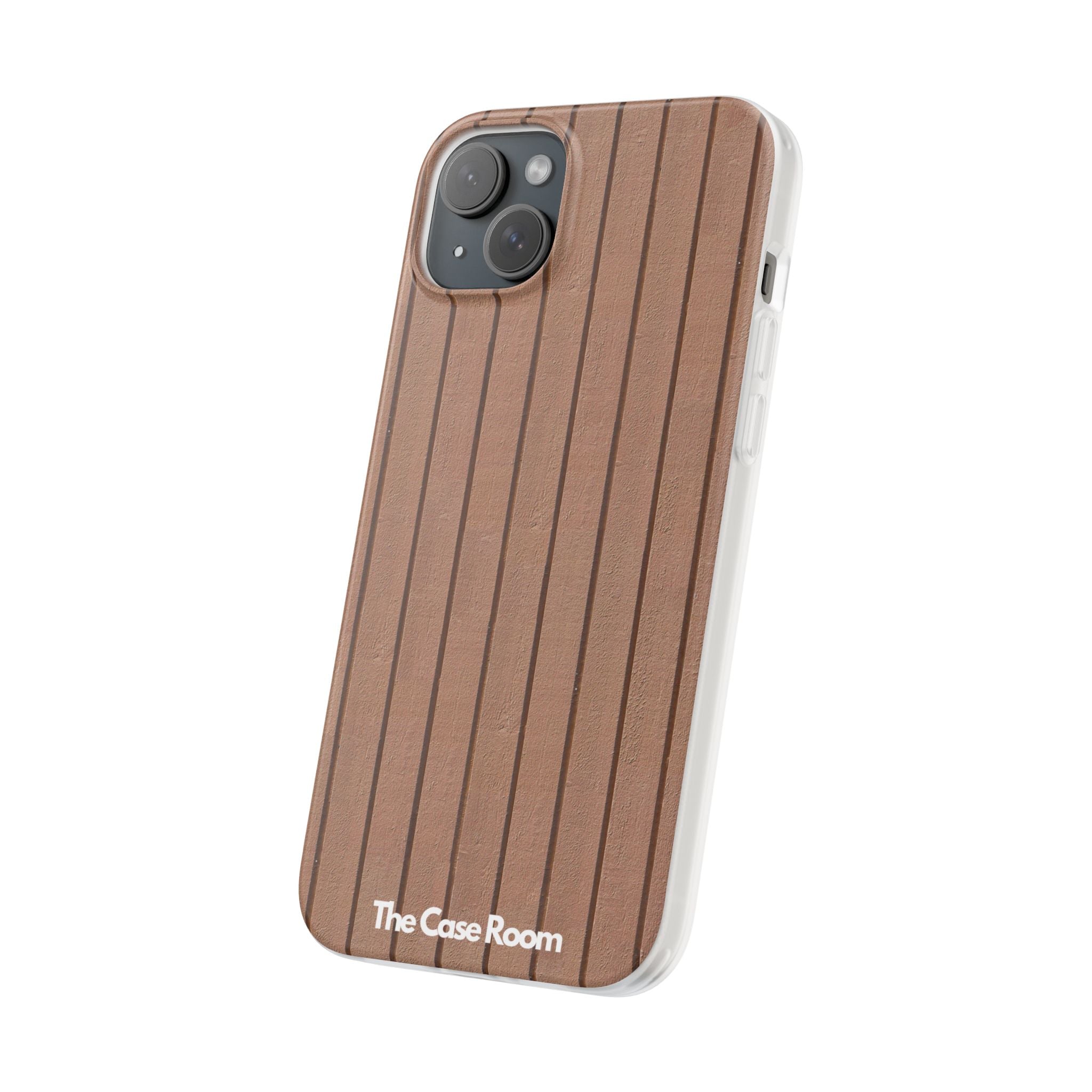 Rustic Wood Panel (Brown) Phone Case - iPhone 17/16/15 & Samsung A24