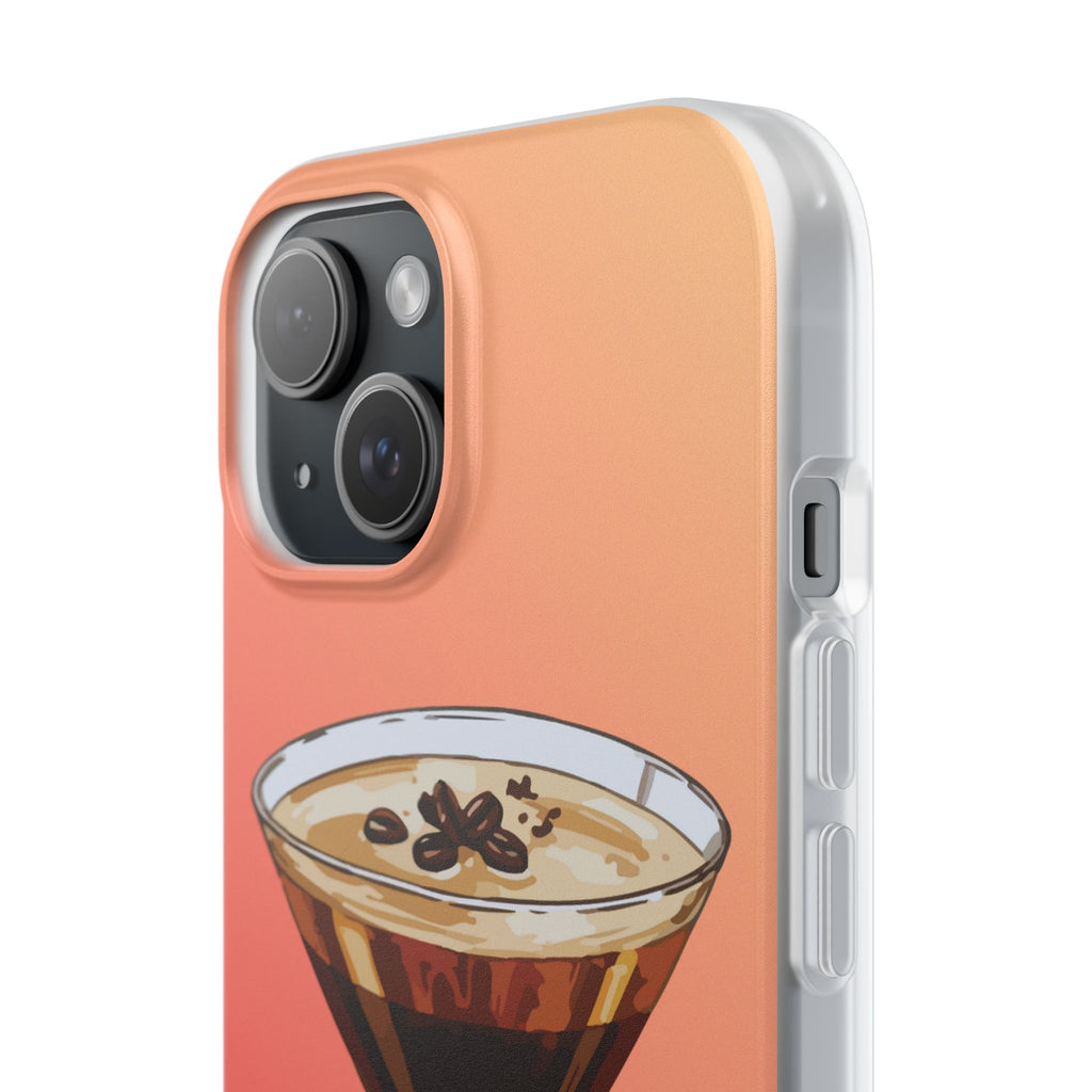 Espresso Martini Phone Case (Sunrise) - Stylish Cocktail iPhone 17/16/15 & Samsung A24