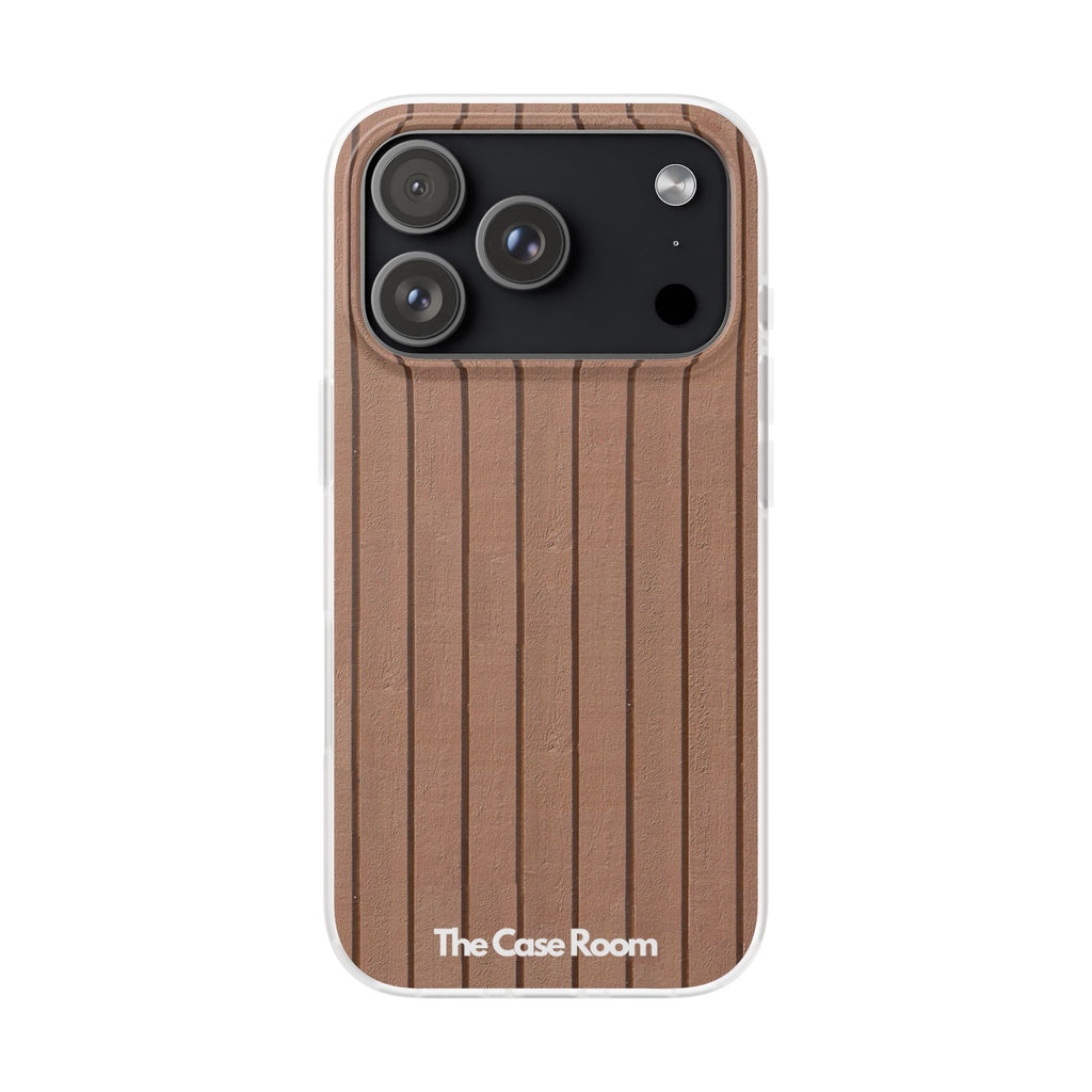 Rustic Wood Panel (Brown) Phone Case - iPhone 17/16/15 & Samsung A24