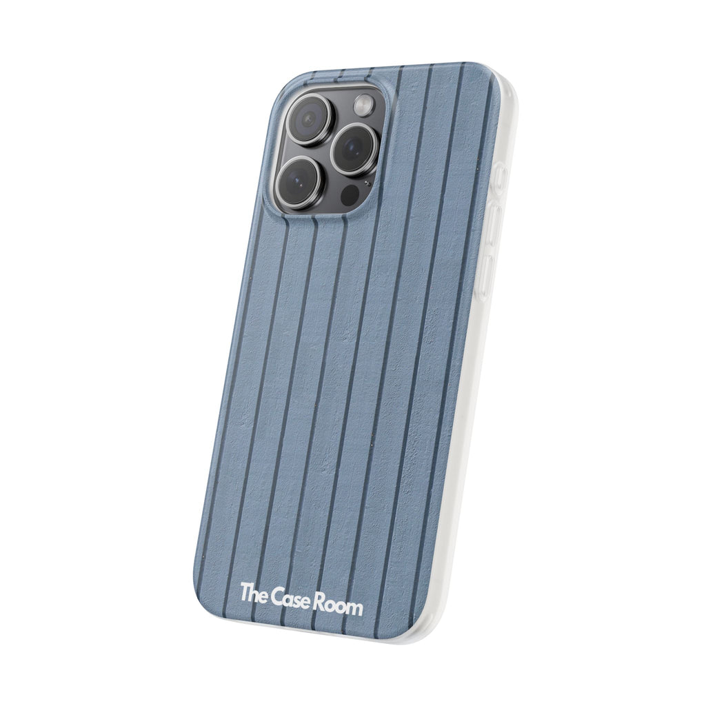Rustic Wood Panel (Blue) Phone Case - iPhone 17/16/15 & Samsung A24