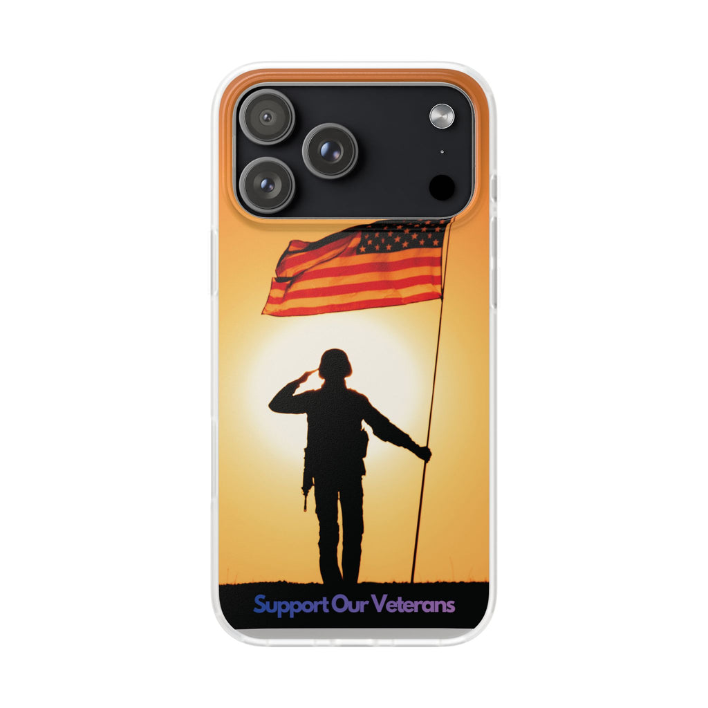 Veterans and Troops Support Phone Case - iPhone 17/16/15 & Samsung A24