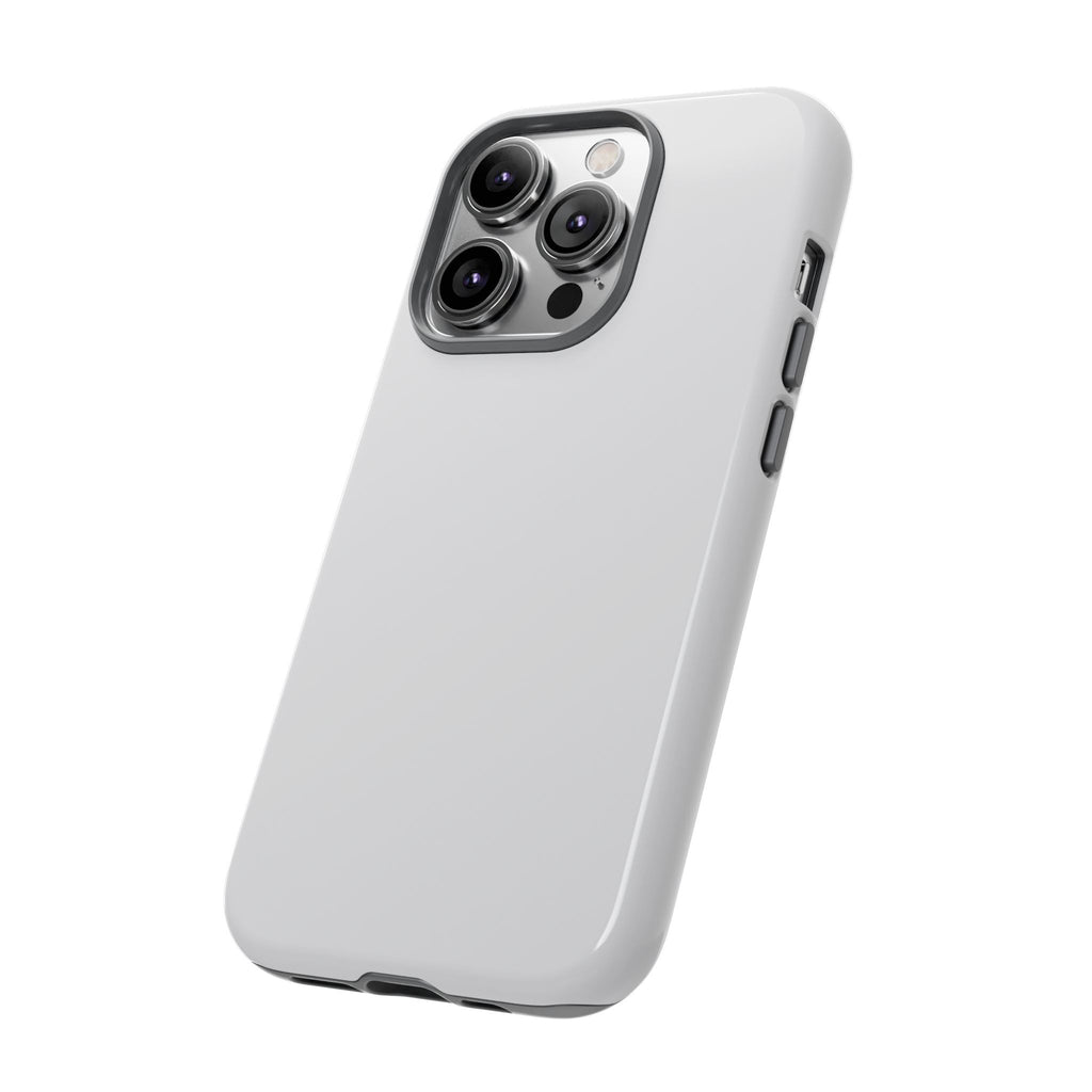 Tough iPhone Case (Silver Matte/Glossy) - Shockproof Durable Protective Cover