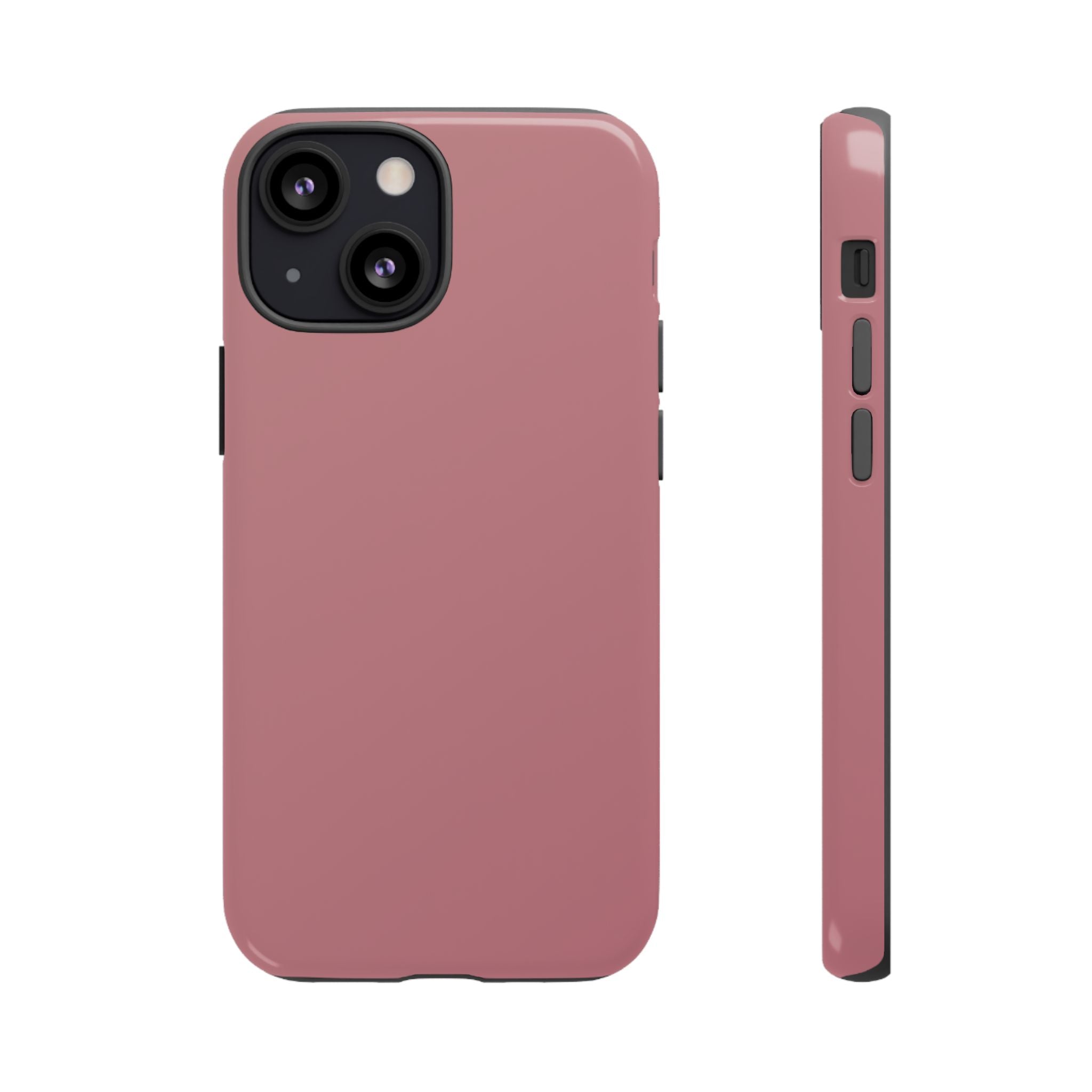 Tough iPhone Case (Rose Matte/Glossy) - Shockproof Durable Protective Cover
