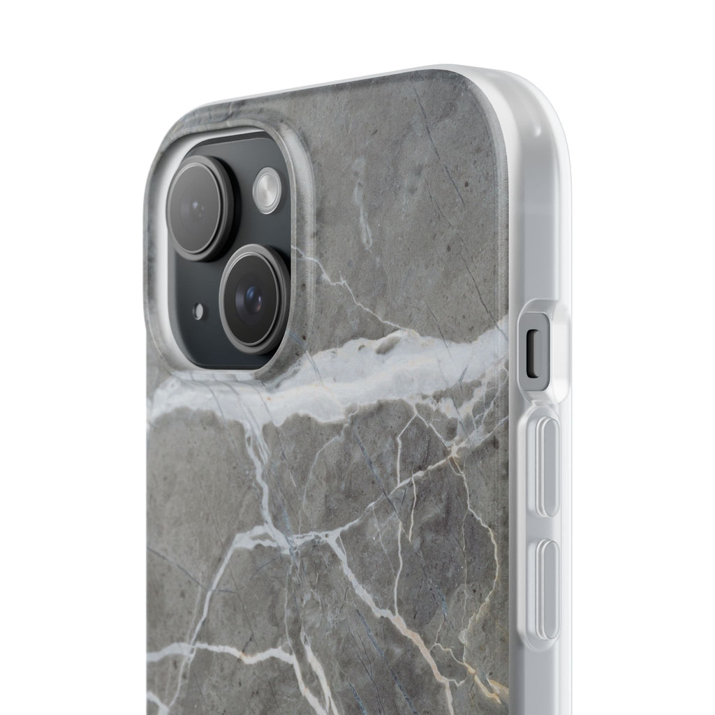 Gray Marble Phone Case - iPhone 17/16/15 & Samsung A24