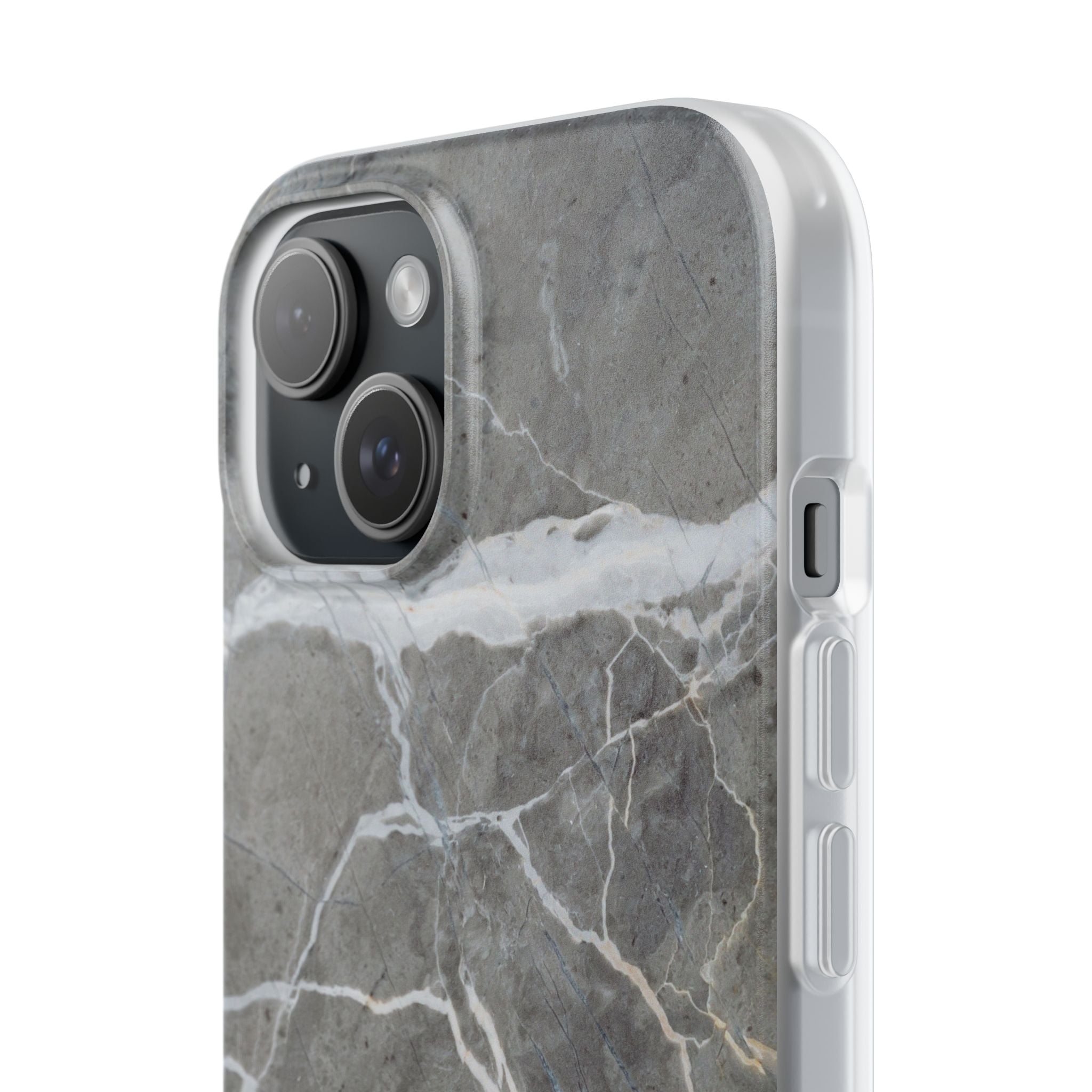 Gray Marble Phone Case - iPhone 17/16/15 & Samsung A24