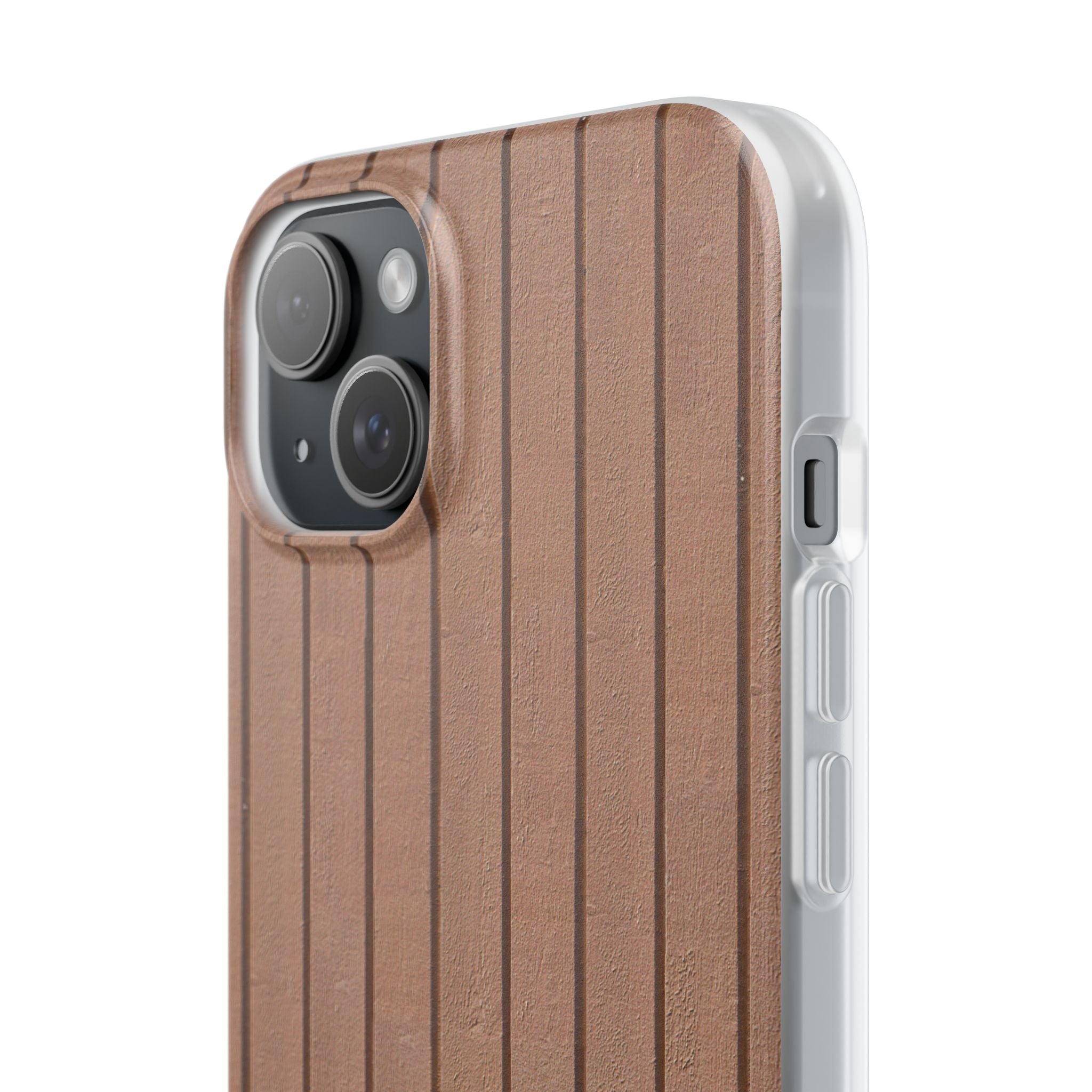 Rustic Wood Panel (Brown) Phone Case - iPhone 17/16/15 & Samsung A24