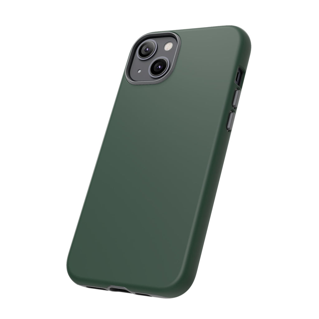Tough iPhone Case (Green Matte/Glossy) - Shockproof Durable Protective Cover