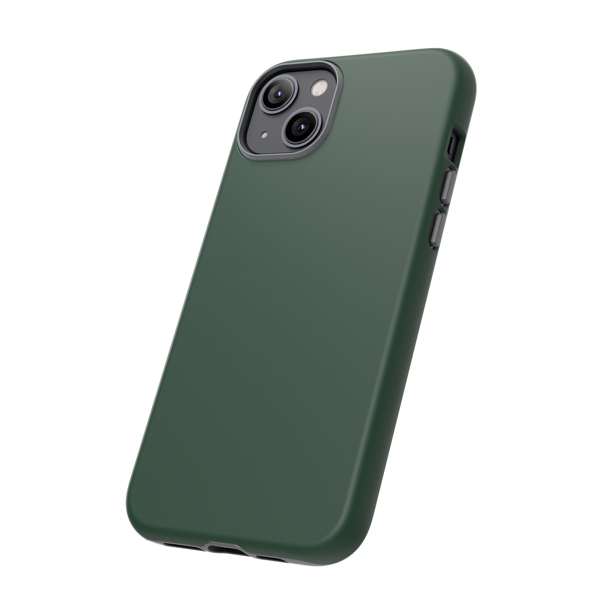 Tough iPhone Case (Green Matte/Glossy) - Shockproof Durable Protective Cover
