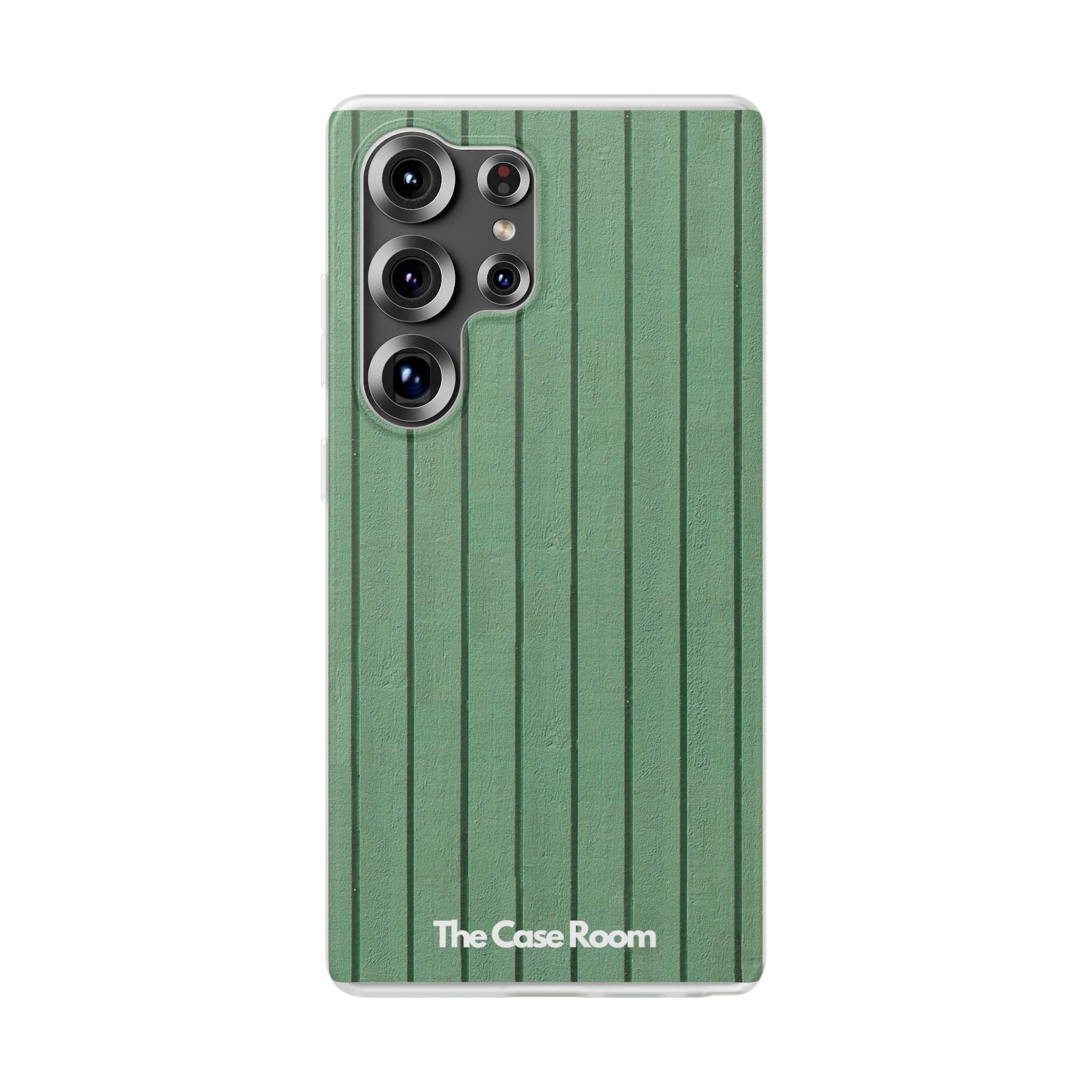 Rustic Wood Panel (Green) Phone Case - iPhone 17/16/15 & Samsung A24