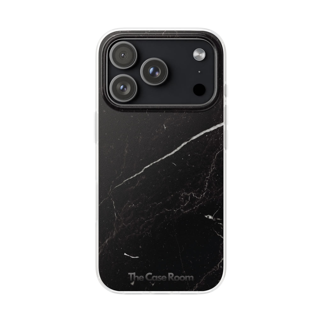 Black Marble Phone Case - iPhone 17/16/15 & Samsung A24