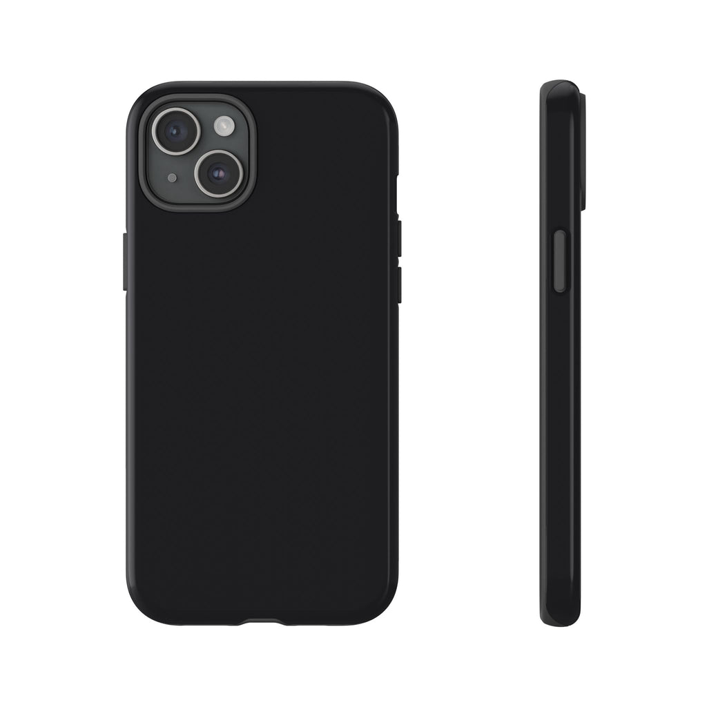 Tough iPhone Case (Space Black Matte/Glossy) - Shockproof Durable Protective Cover