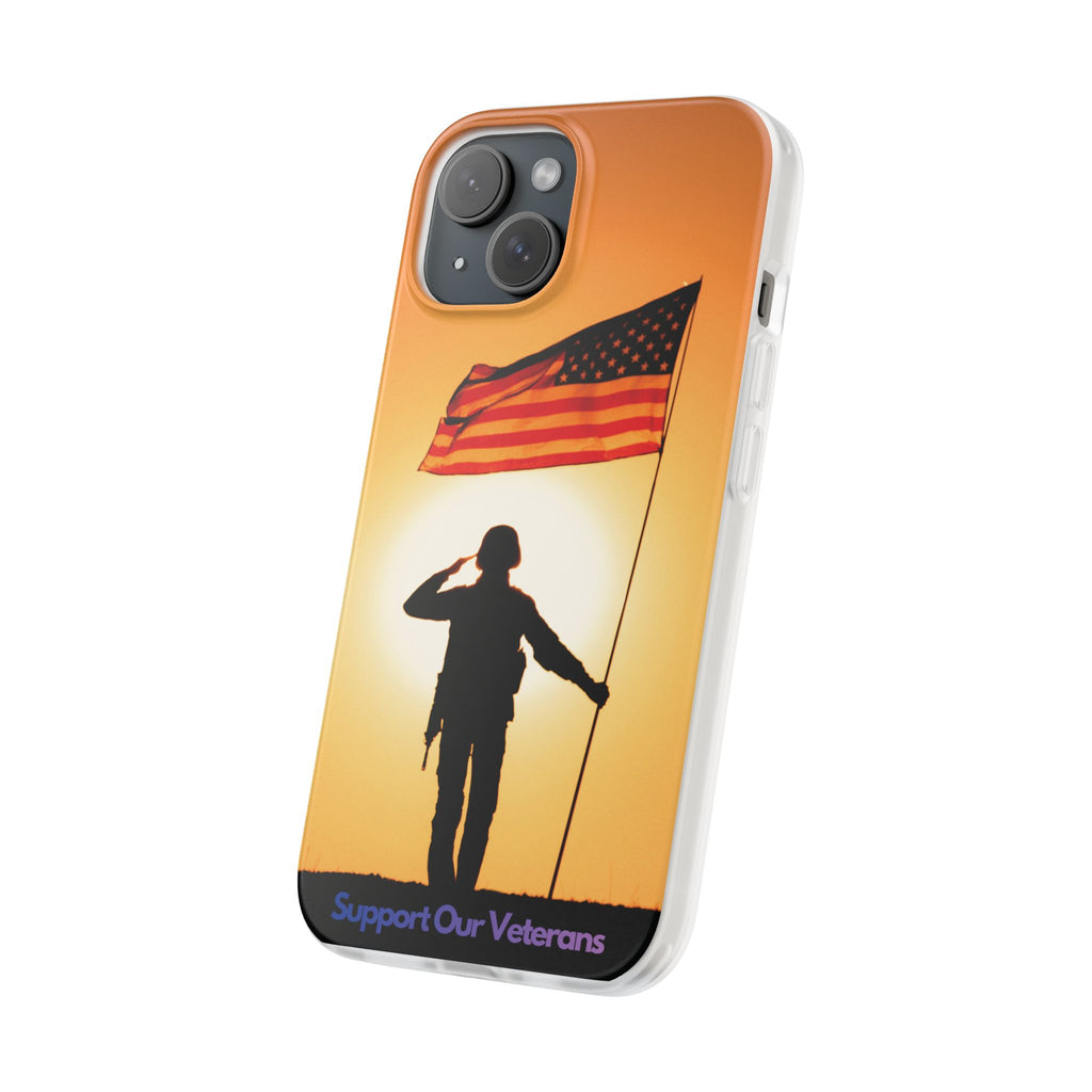 Veterans and Troops Support Phone Case - iPhone 17/16/15 & Samsung A24