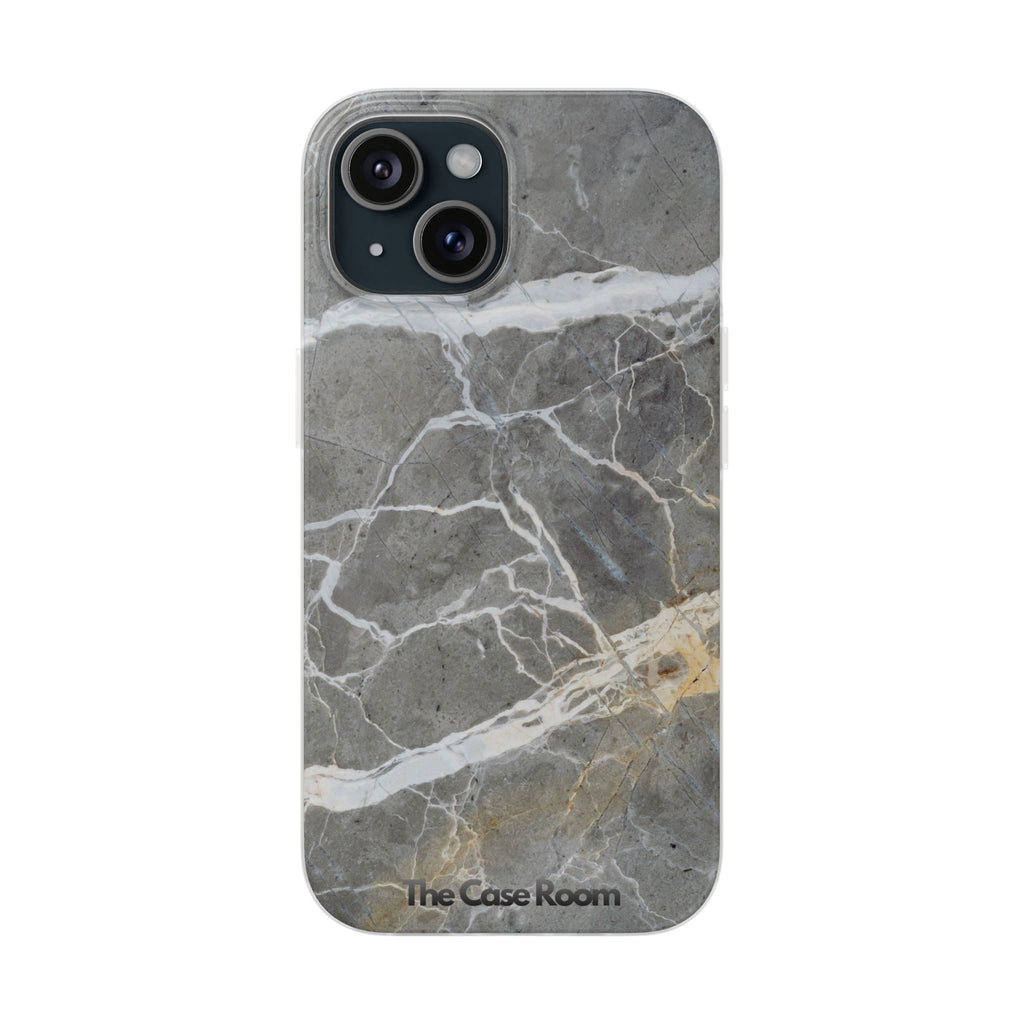 Gray Marble Phone Case - iPhone 17/16/15 & Samsung A24