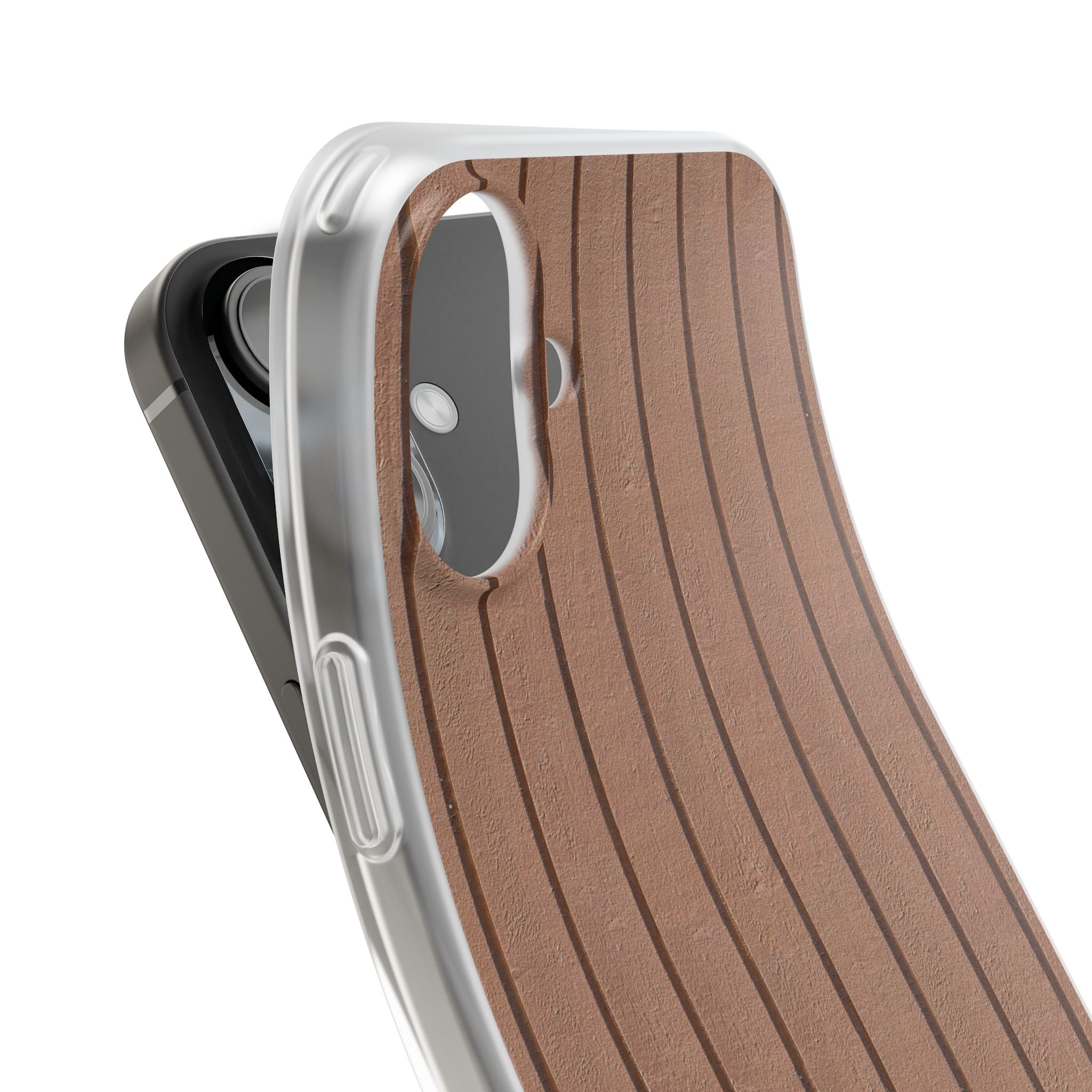 Rustic Wood Panel (Brown) Phone Case - iPhone 17/16/15 & Samsung A24