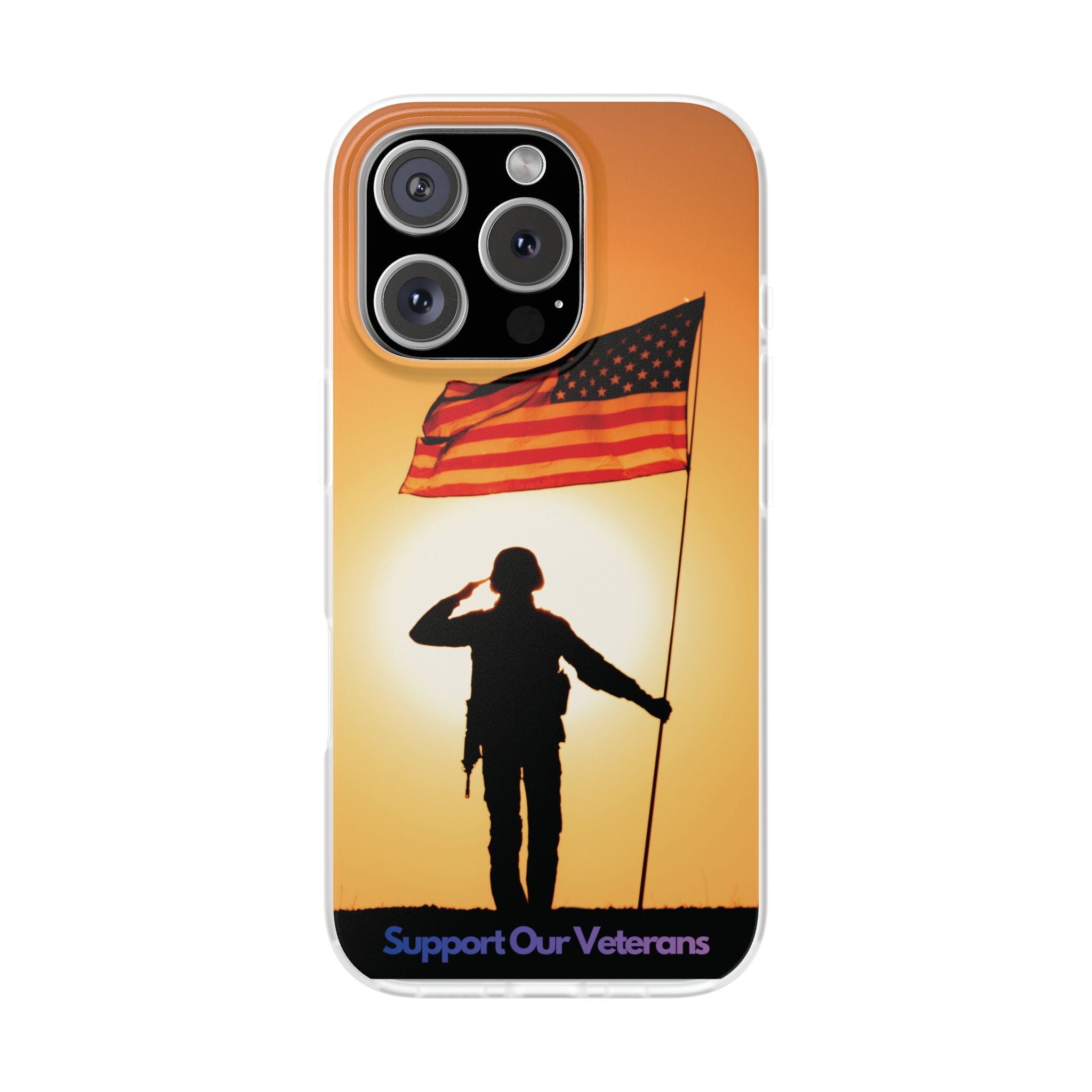 Veterans and Troops Support Phone Case - iPhone 17/16/15 & Samsung A24