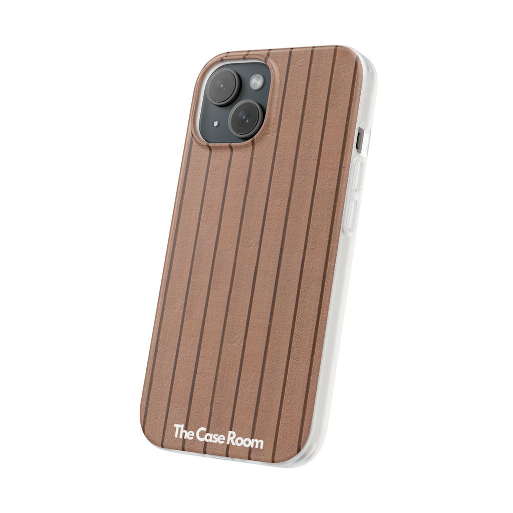 Rustic Wood Panel (Brown) Phone Case - iPhone 17/16/15 & Samsung A24